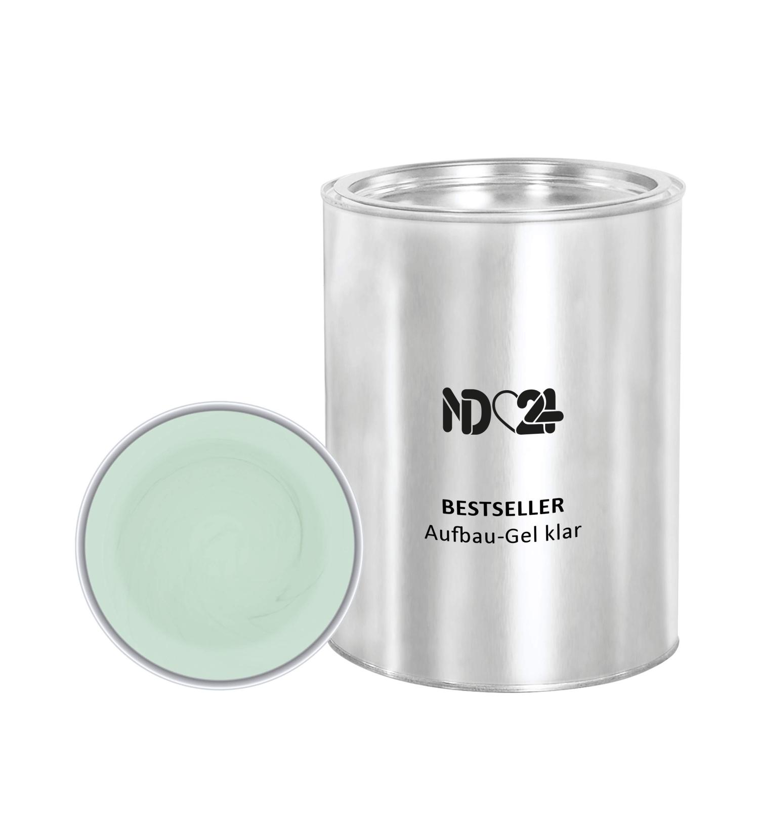 Builder Gel Clear Thick Viscosity - UV Nail Gel - Made in Germany (1000ml)