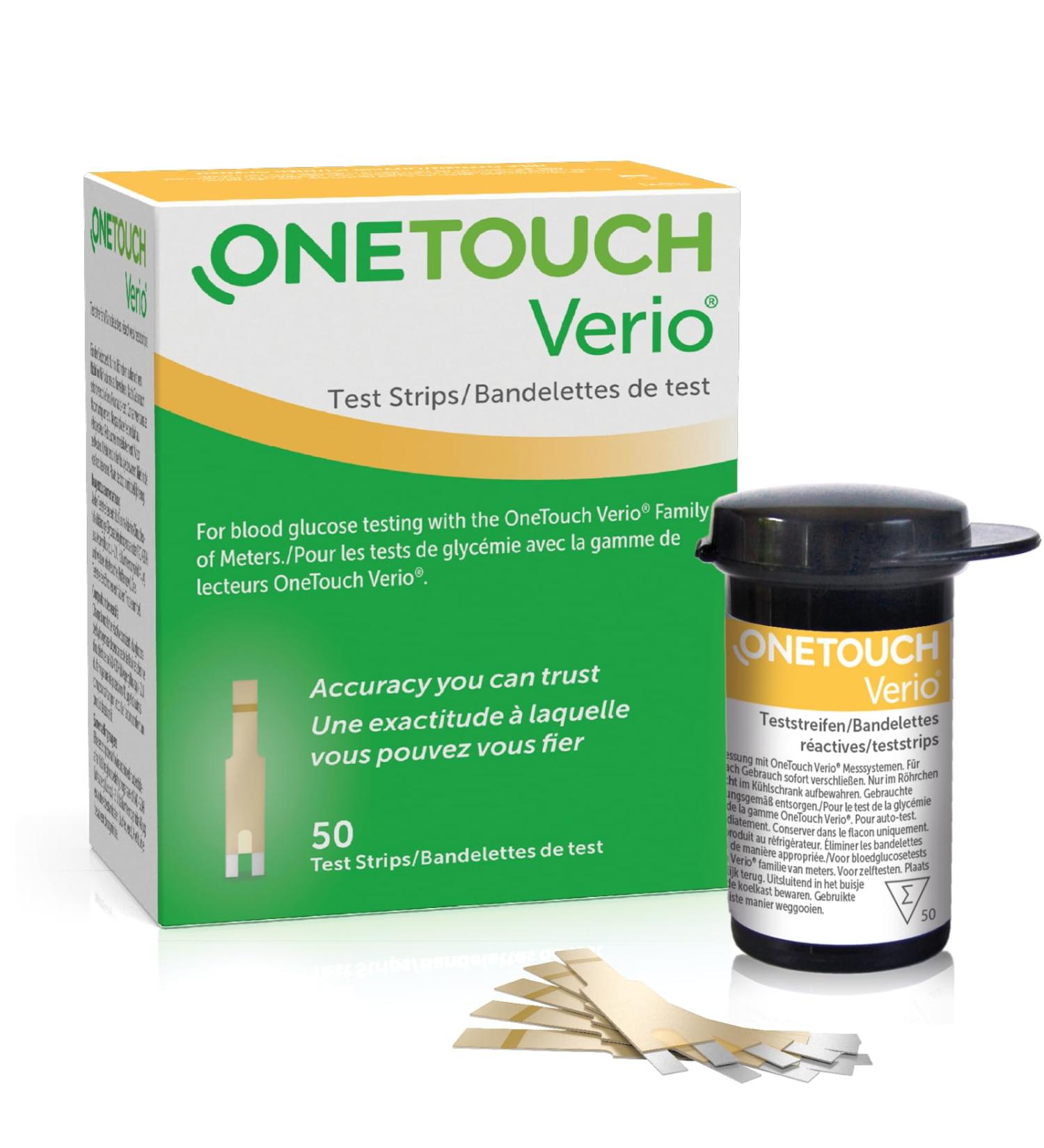 OneTouch Verio Test Strips 25 Count - Buy Online on GoSupps.com