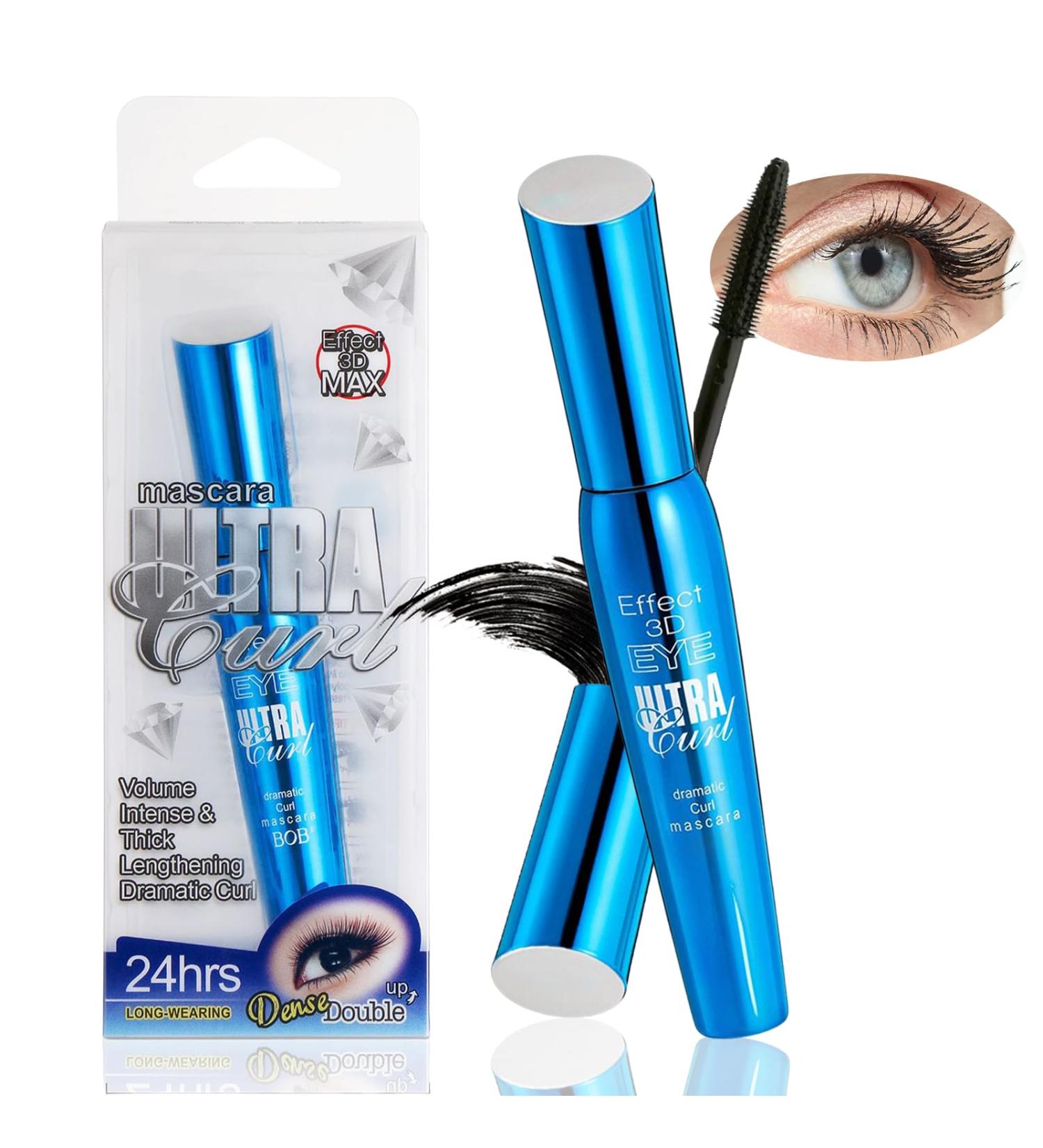  MEITREND 5D Waterproof Mascara Deep Black for Long Lashes Volume & Definition Smudge-proof and Non-Clumping with Silk Fibers Smooth Texture - Buy Online on GoSupps.com