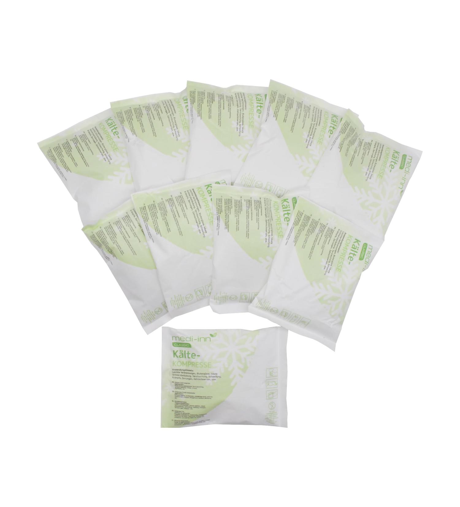 Medi-Inn Instant Cold Compress Pack - 14x18 cm (25 Pieces) | Instant Cooling Solution for Injuries & Swelling - Fast Shipping Worldwide - Buy Online on GoSupps.com