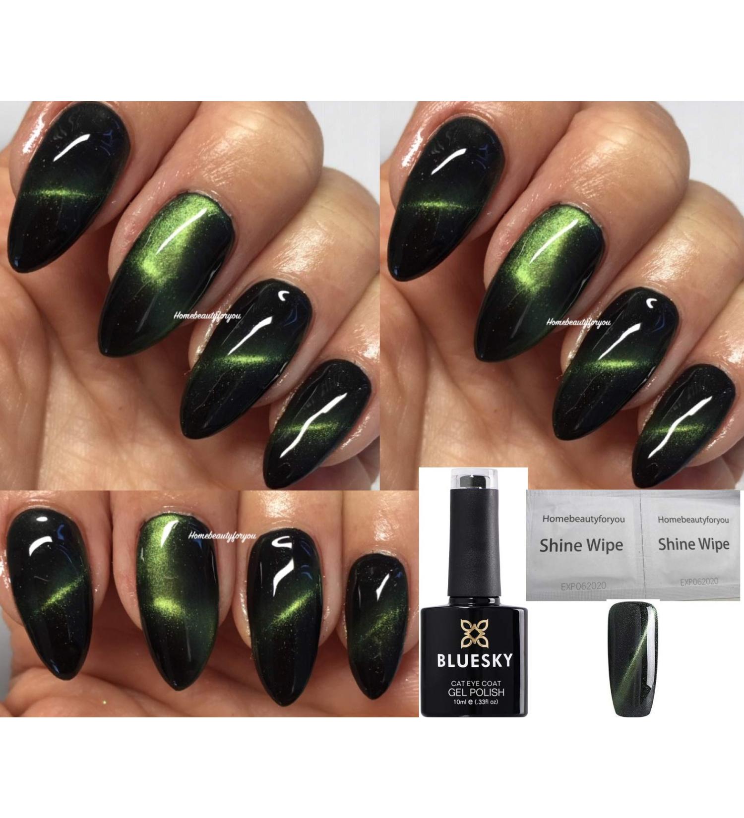 Bluesky CAT EYE GREEN MAGNETIC KA549 Nail Gel Polish UV LED Soak Off MAGNET REQUIRED (SOLD SEPERATELY) - Buy Online on GoSupps.com