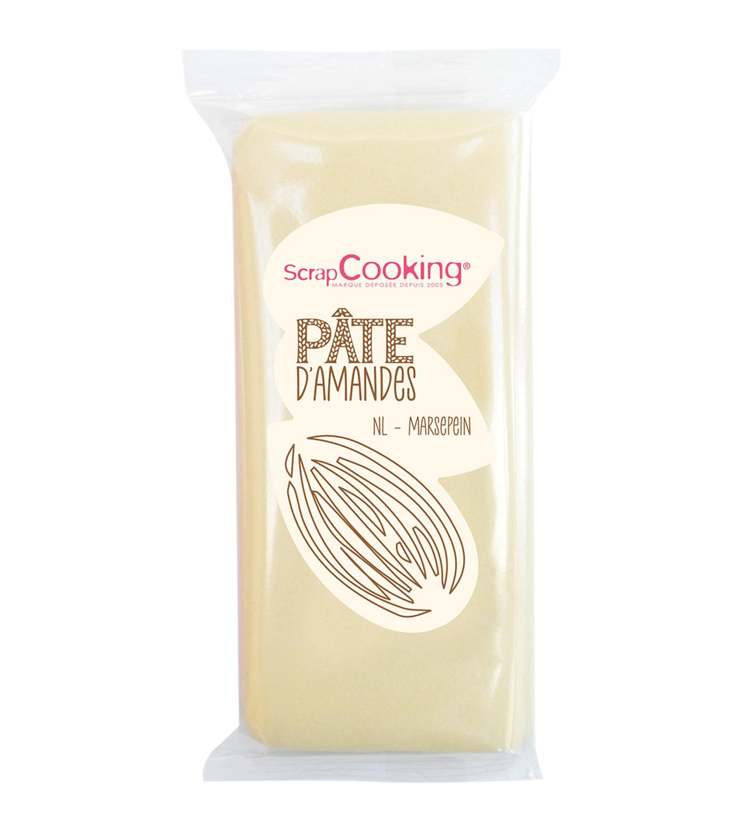 ScrapCooking - P te d Amandes d Origine Naturelle 200g - Pour G teaux P tisseries Desserts B ches - No l P ques Massepain Marzipan - Coloris Beige - 7165 - Buy Online on GoSupps.com