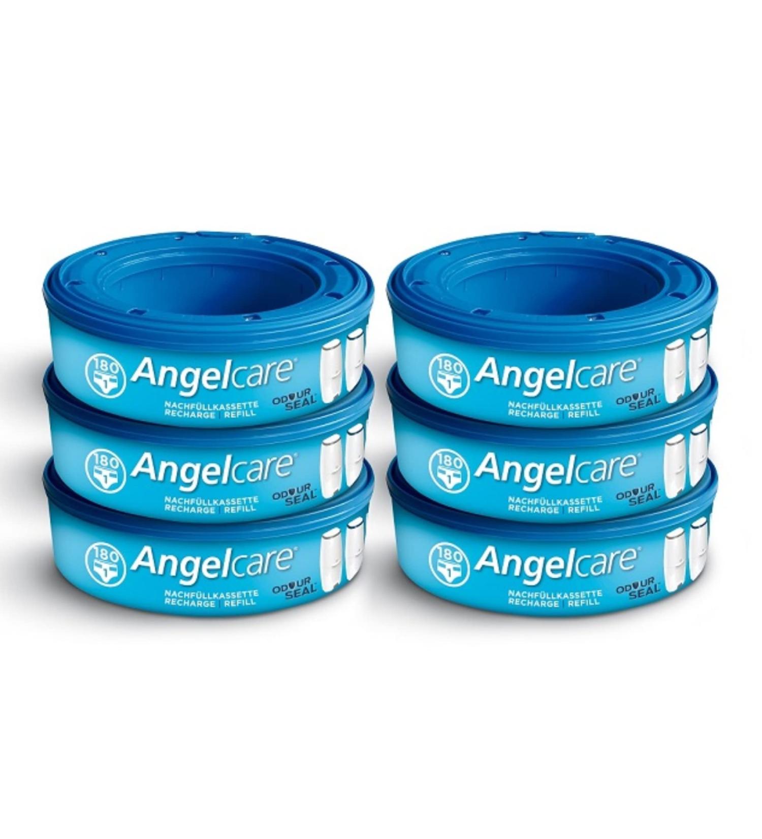 Angelcare Diaper Pail Refill Pack Plus 6 Pack Lot de 6