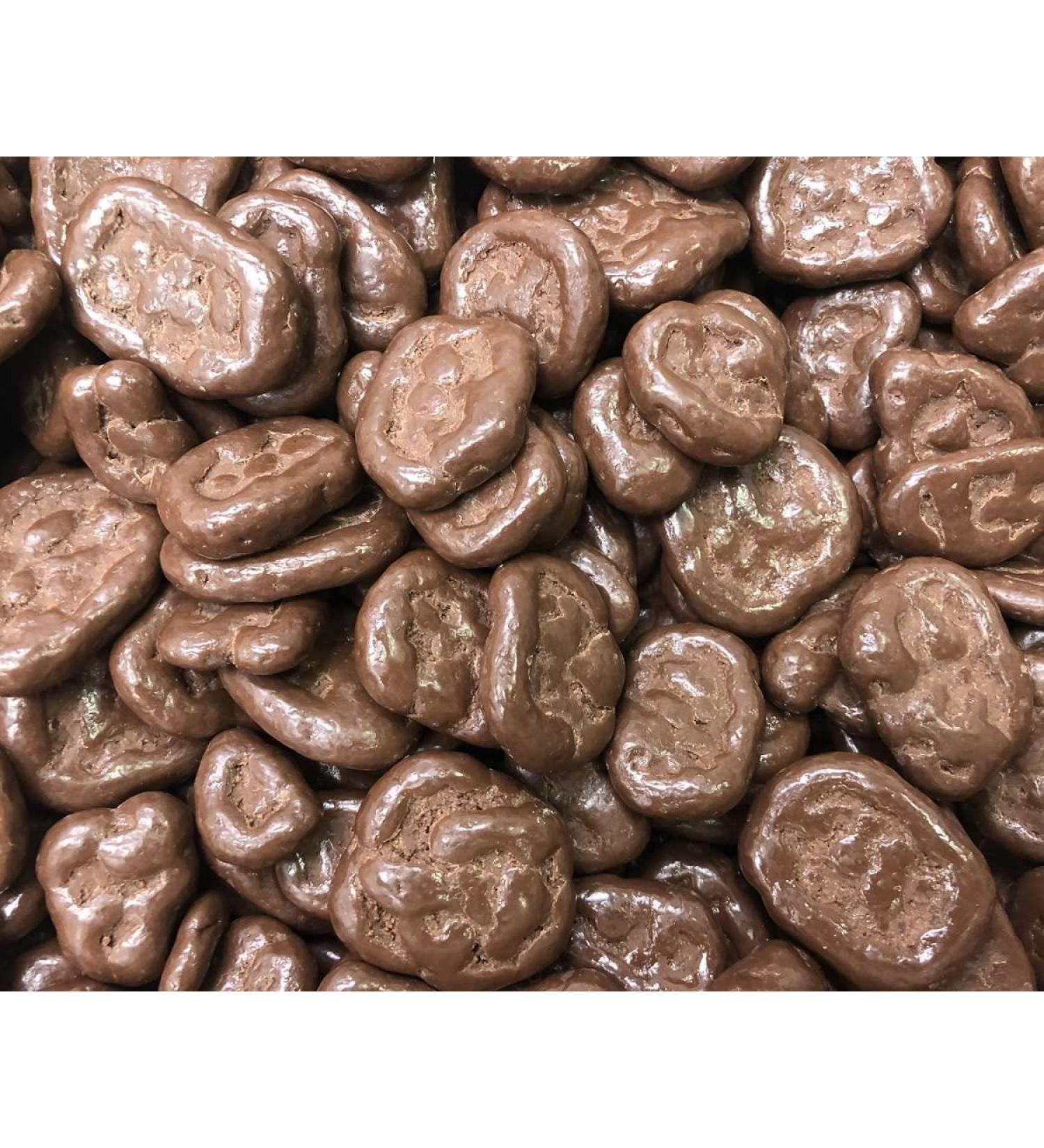 Milk Chocolate Covered Banana Chips 1KG Pouch - Tasty banana chips coated in creamy milk chocolate
