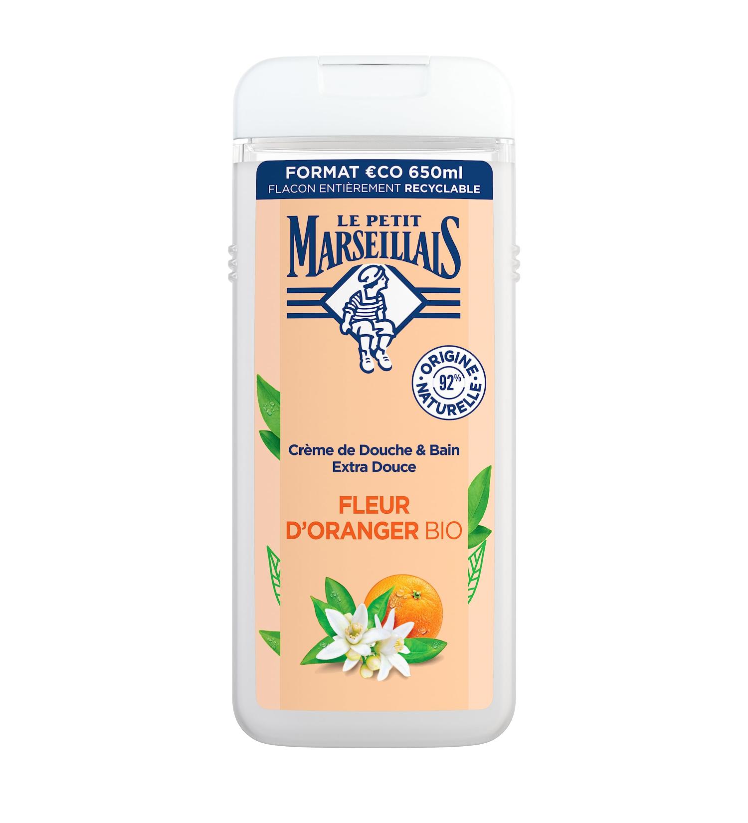 Le Petit Marseillais Extra Gentle Shower Cream Organic Orange Blossom 650ml - Buy Online on GoSupps.com