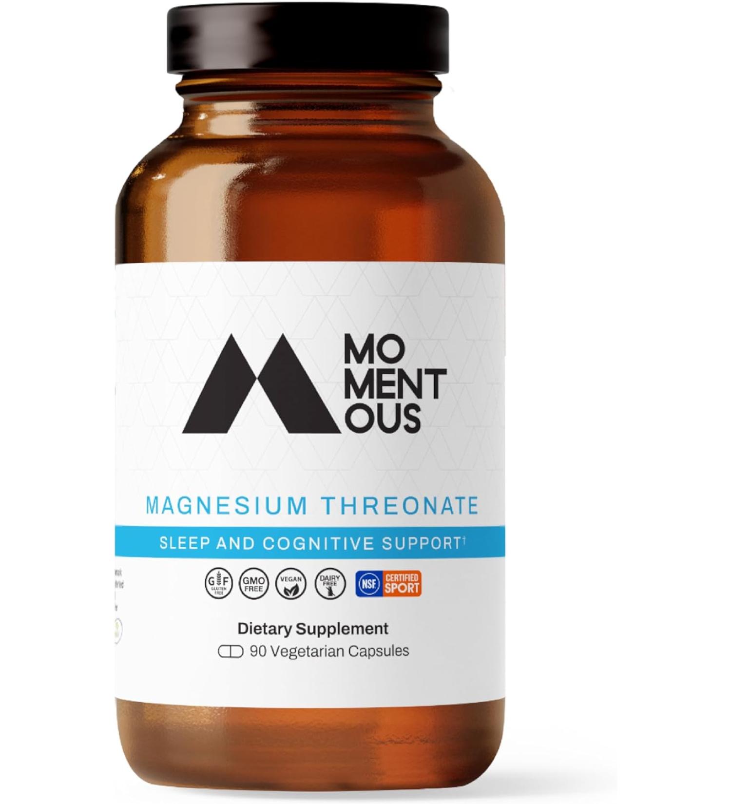 Huberman Stack Magnesium L-Threonate - 30 Servings | Momentous - Buy Online on GoSupps.com