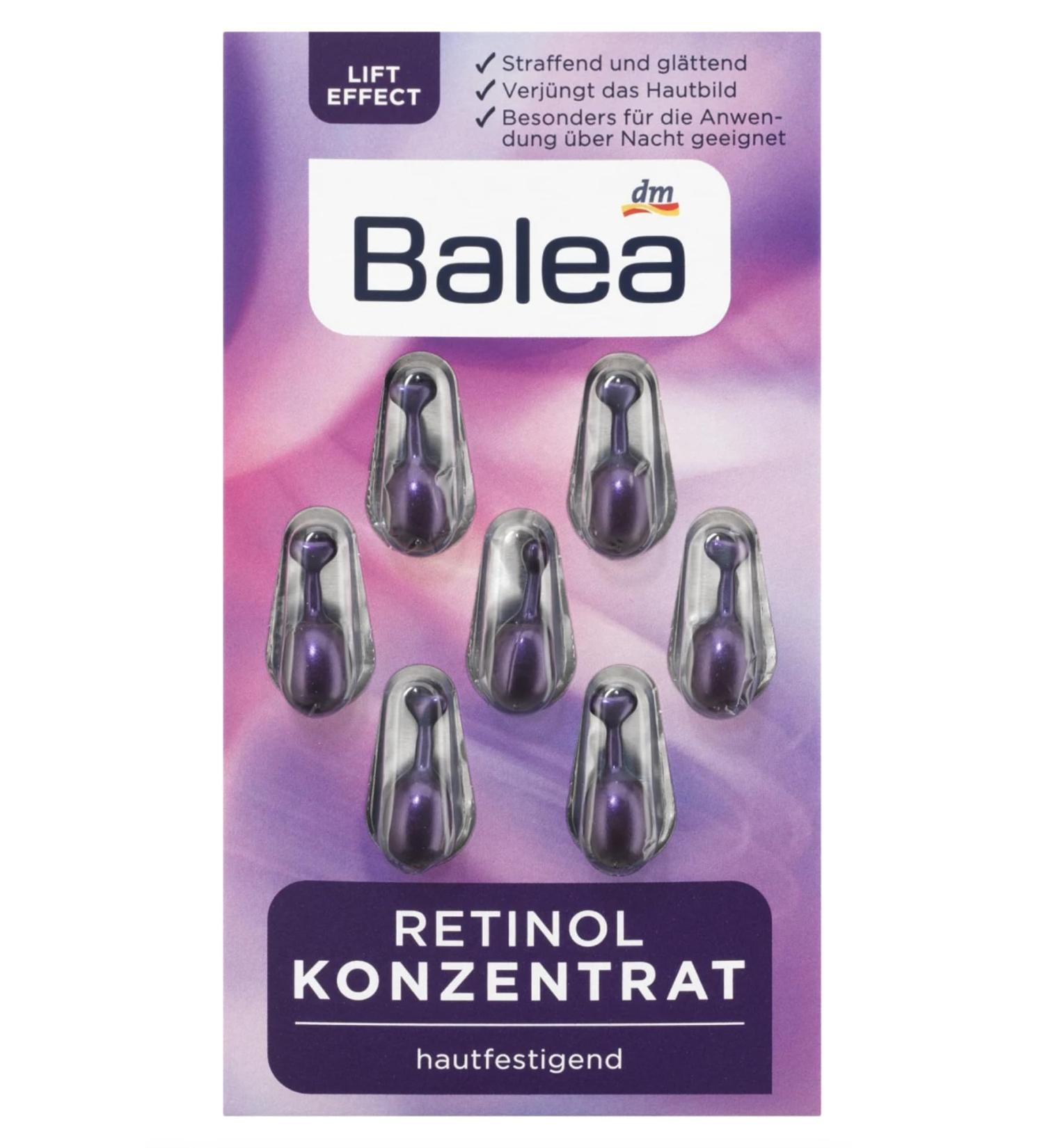 Balea Concentrate Retinol Anti-Aging face serum 7 capsules