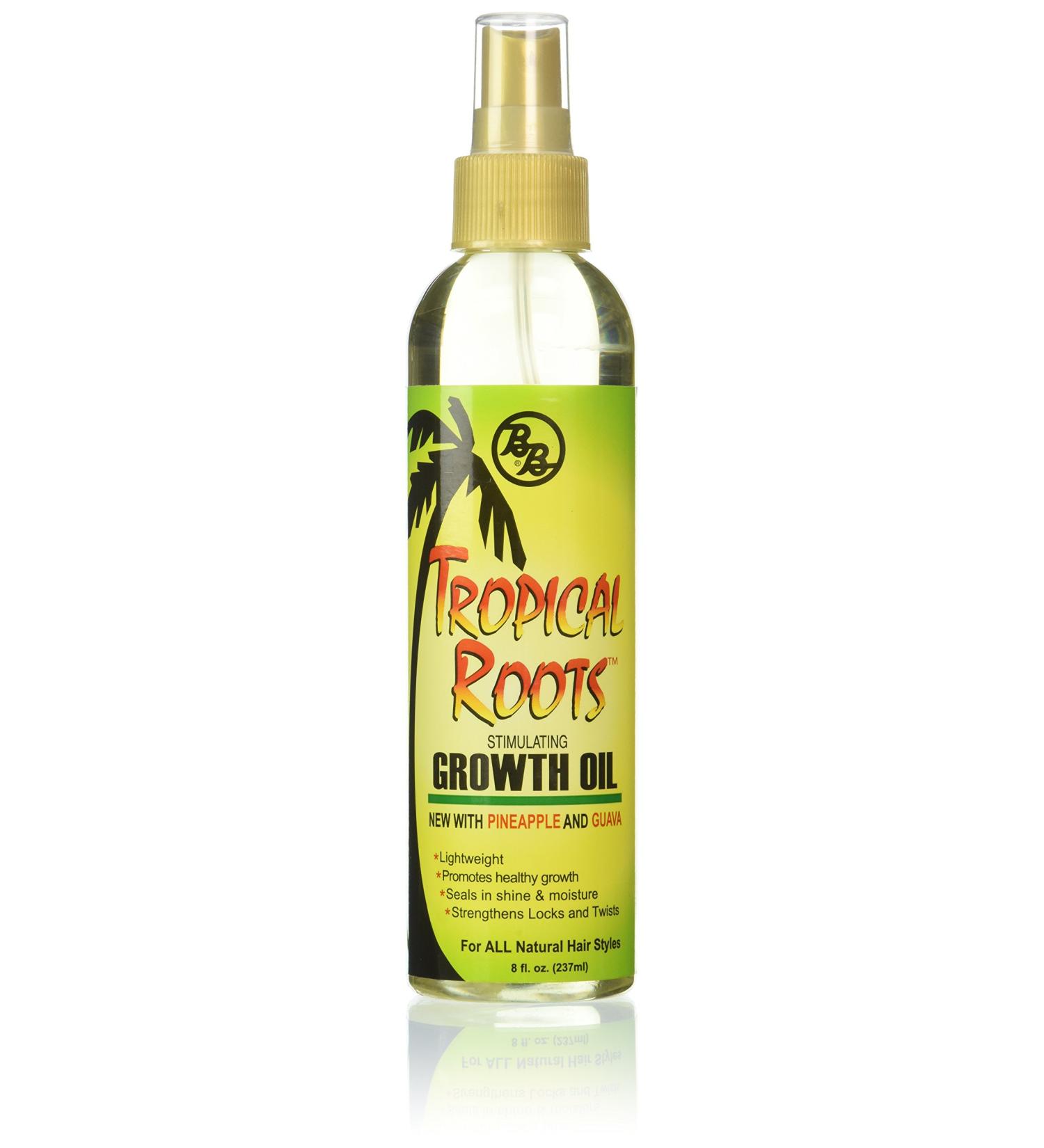 Bronner Brothers Tropical Roots Growth Oil  8 Fl Oz 1