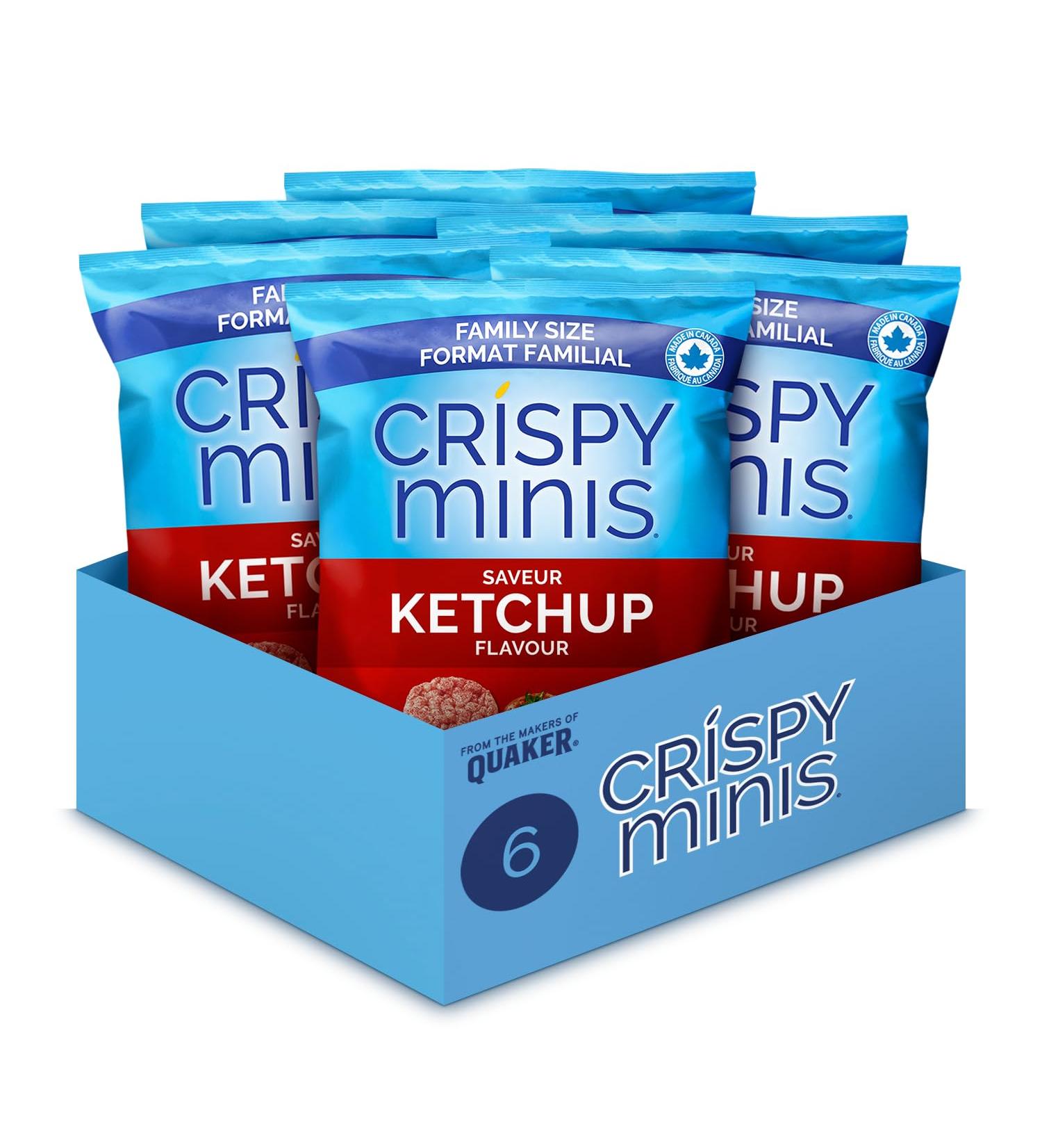 Crispy Minis Family Size Ketchup 215g Multi-pack Pack of 6 Ketchup 35.83 g (Pack of 6) - Buy Online on GoSupps.com