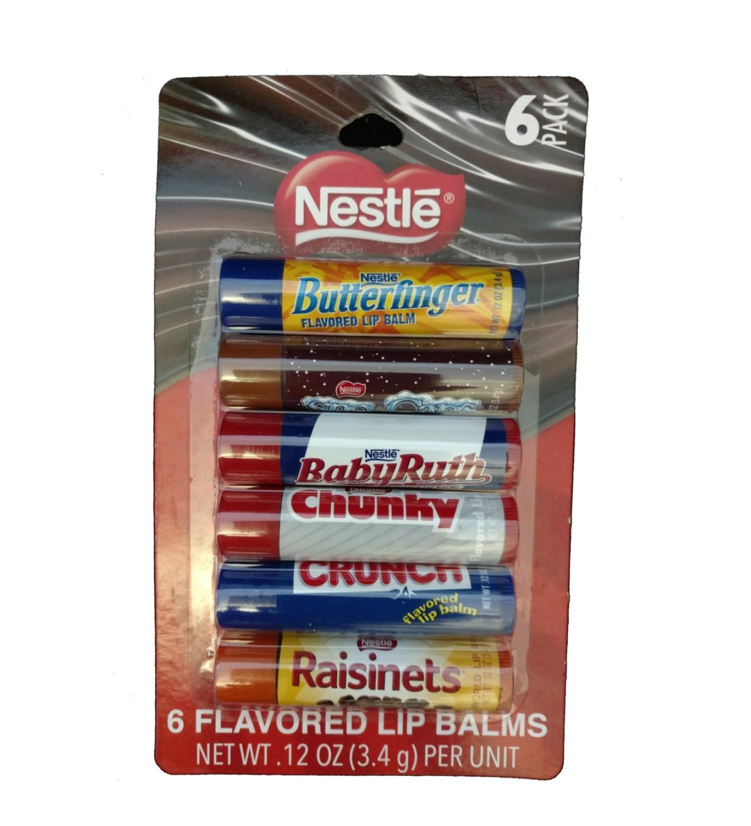 Taste Beauty Smiles You Can Taste - 6 Candy-Flavored Lip Balms (Nestle)