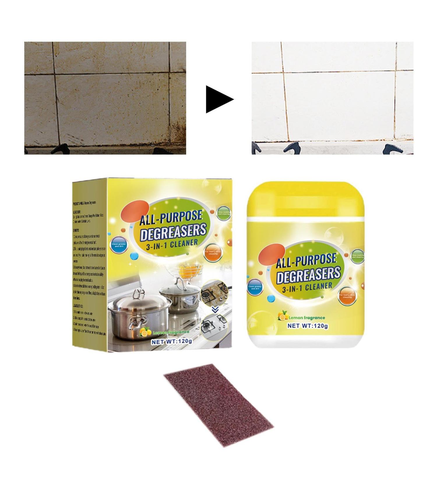 Foam Rust Remover | Foam Degreaser Cleaner | Kitchen Oil Stains Grease Cleaning Powder for Heavy Oil Stain and Grease Removal - Buy Online on GoSupps.com