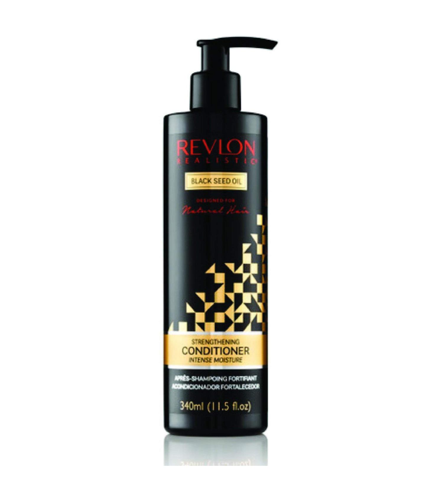 Revlon Realistic Black Seed Oil Strengthening Conditioner Intense Moisture 11.5 Oz (340ml) (11.5oz Single)