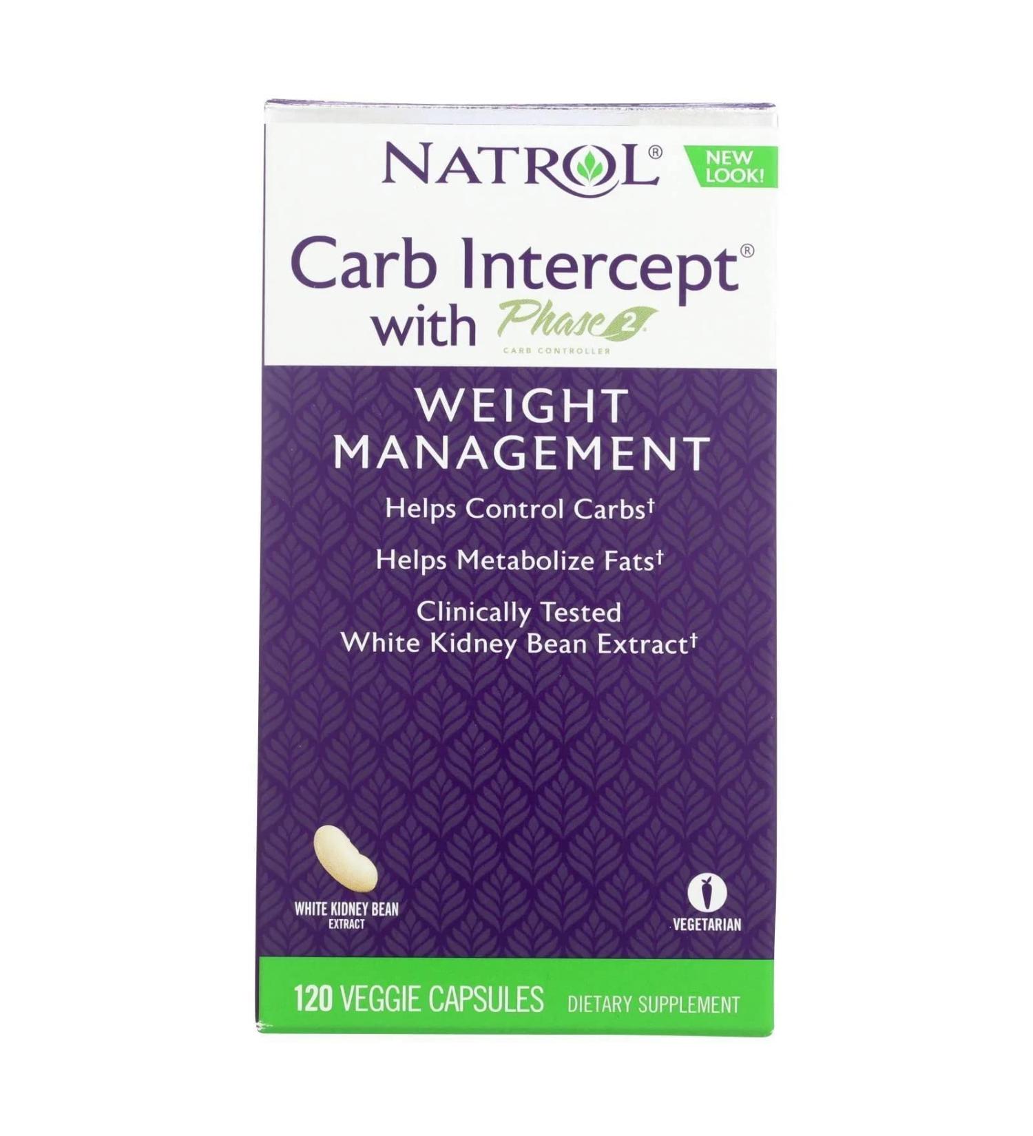 Carb Intercept with Phase 2 120 Veg Capsules