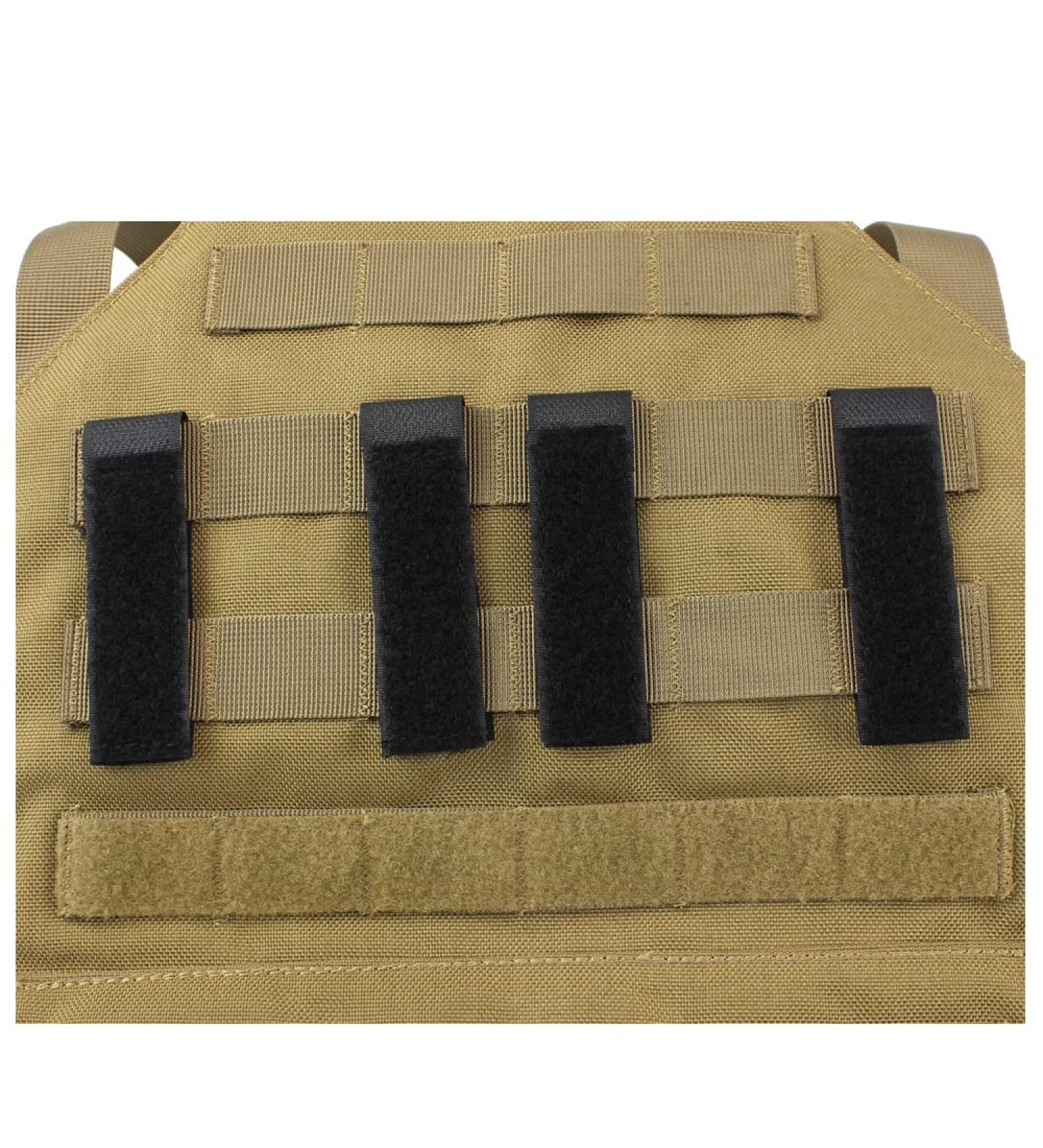 X2TKTACT Molle Strips for Attaching Tactical ID Patches - for 3-inch high Patches  Patches Display Tactical Molle Strips for Badges- 4-Count (Black) - Buy Online on GoSupps.com
