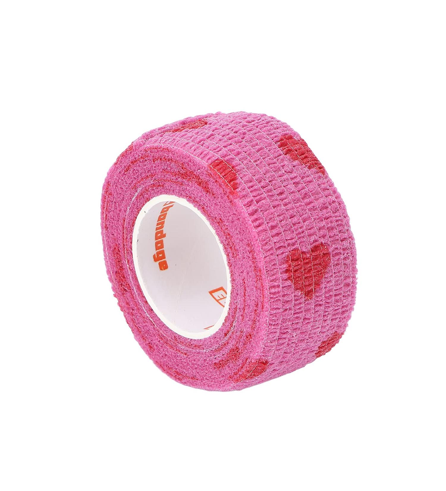 Self Adhesive Bandage Wrap - Elastic Finger Tape Rolls (0.98" x 2.18 Yards) for Sports and Ankle Support - International Shipping Available - Buy Online on GoSupps.com