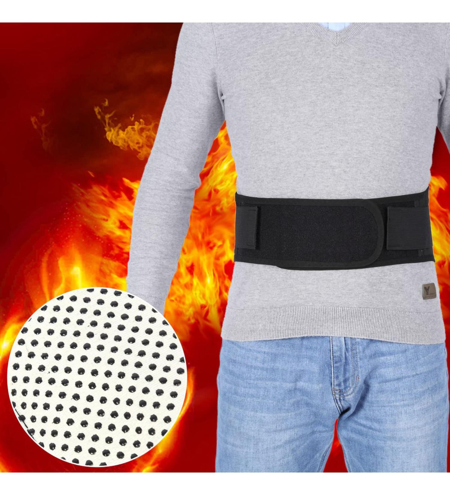 Buy Waist Support Belt - Self-Heating Tourmaline Magnetic Therapy Lumbar Support for Pain Relief | International Shipping Available - Buy Online on GoSupps.com