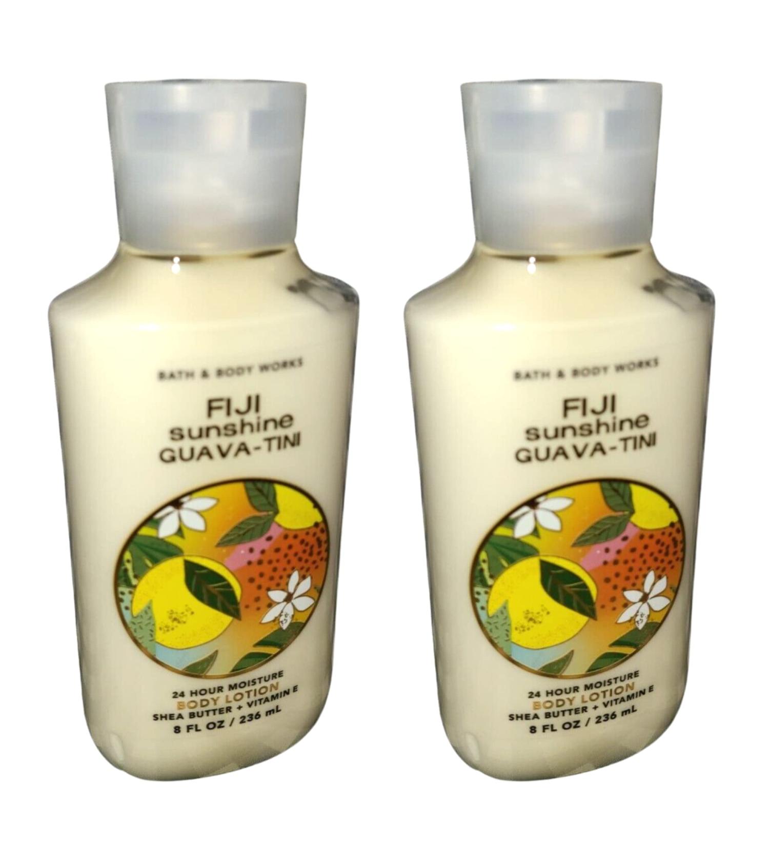 Bath and Body Works Gift Set of of 2 - 8 Fl Oz Lotion - (Fiji Sunshine Guava-Tini)
