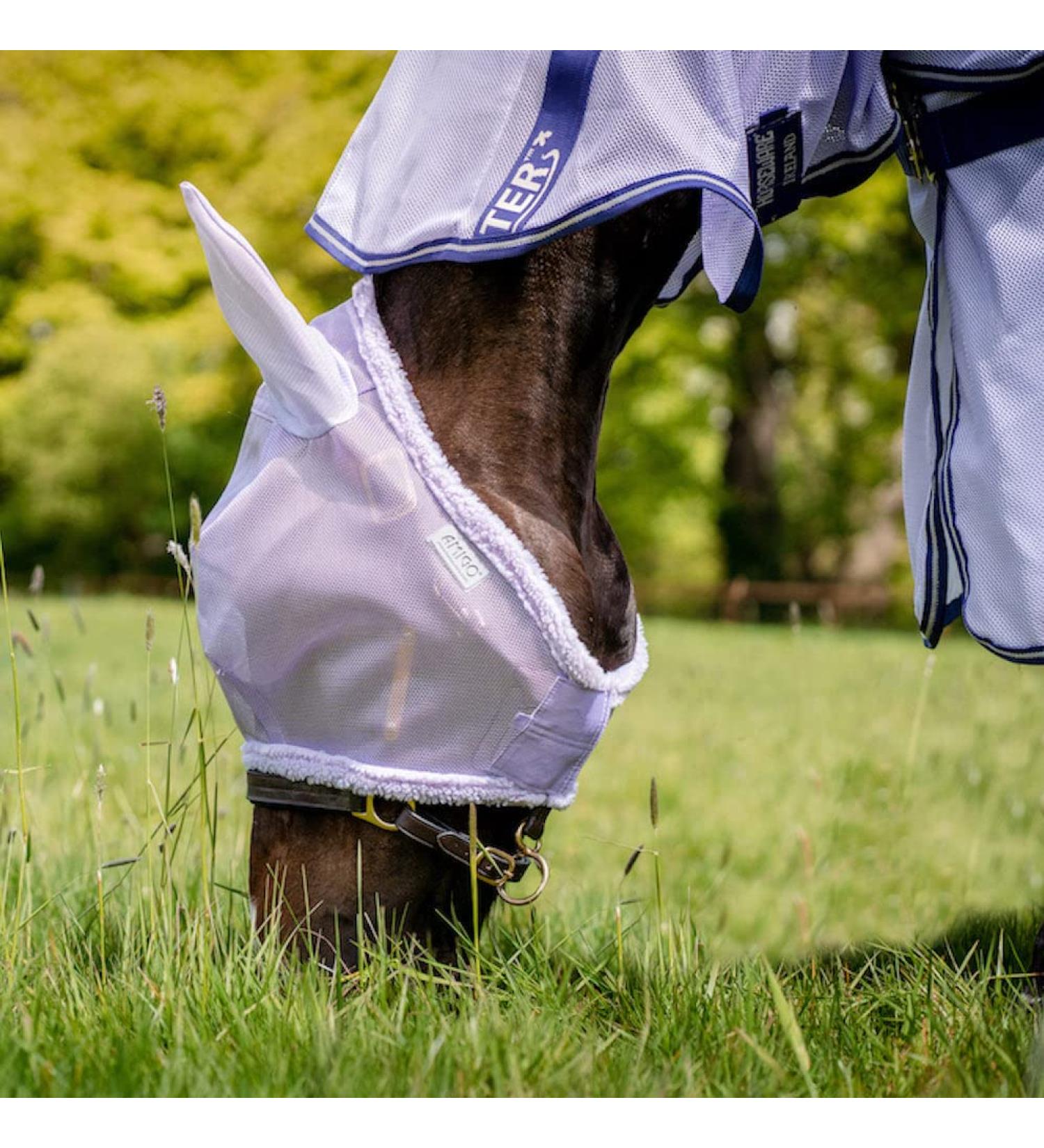 Horseware Amigo Fly Mask Size:Small Pony Color:Lavender Small Pony Lavender