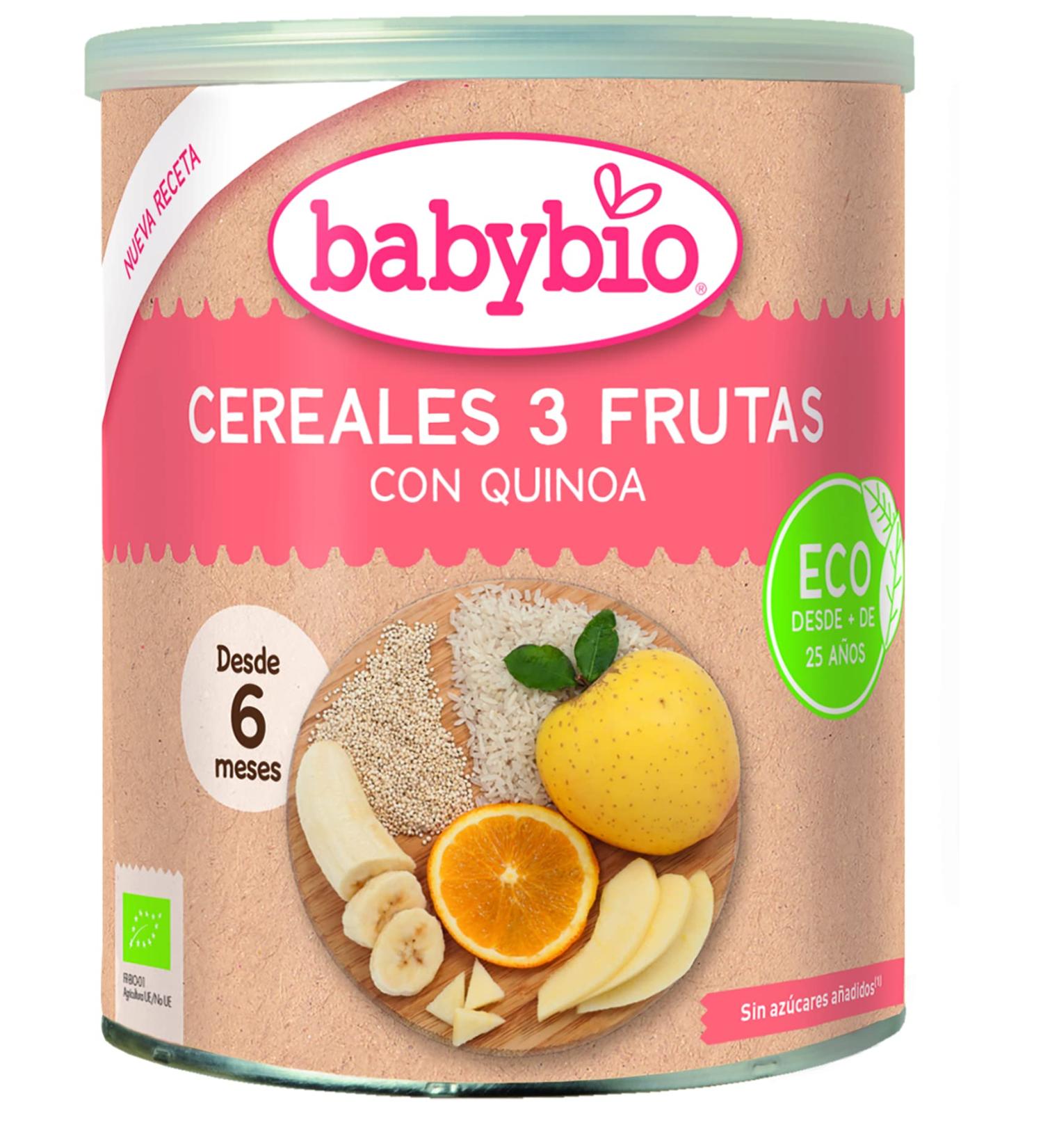 BABYBIO CEREALS 3 Fruits & QUINOA 220g