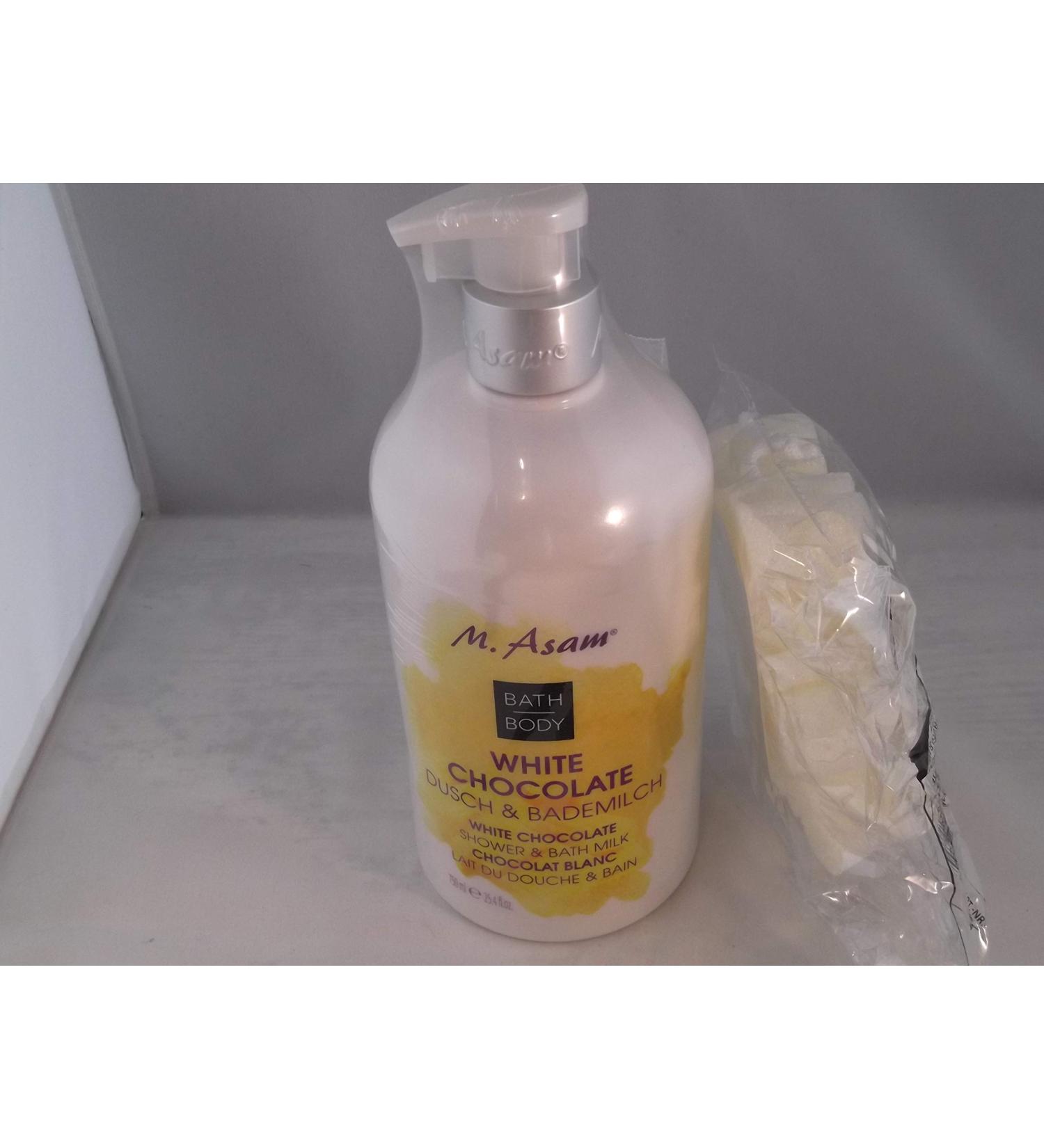 M.Asam White Chocolate Shower+Bath Milk+Sponge 750 ml