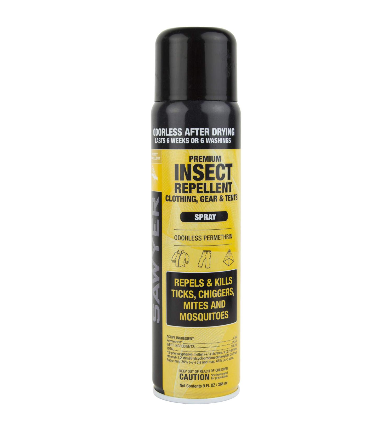 Sawyer SP602 Premium Permethrin Clothing Insect Repellent Spray 9oz - Buy Online on GoSupps.com