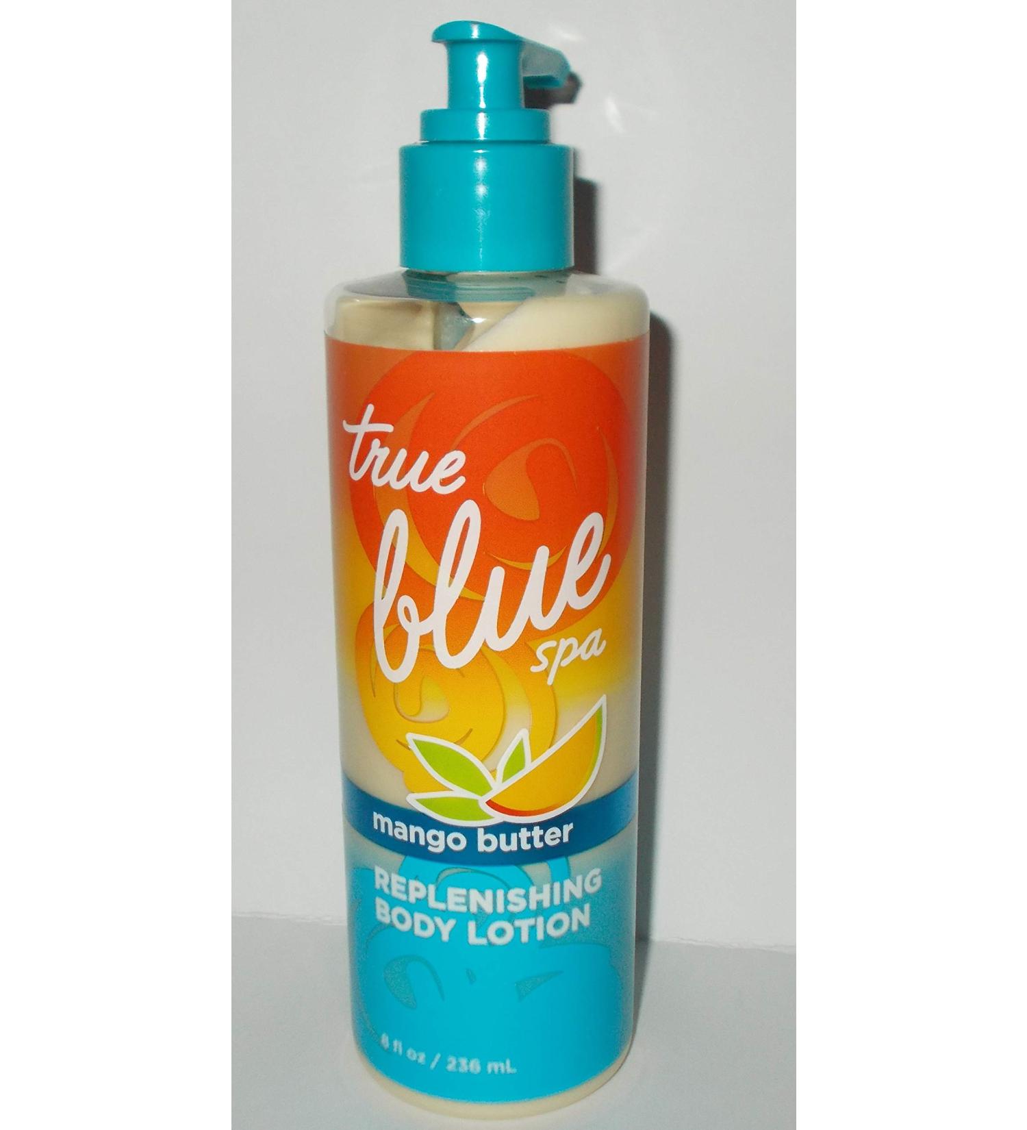 Buy True Blue Spa Mango Butter Body Lotion 8 oz - Replenishing Moisturizer | Bath & Body Works - International Shipping Available - Buy Online on GoSupps.com