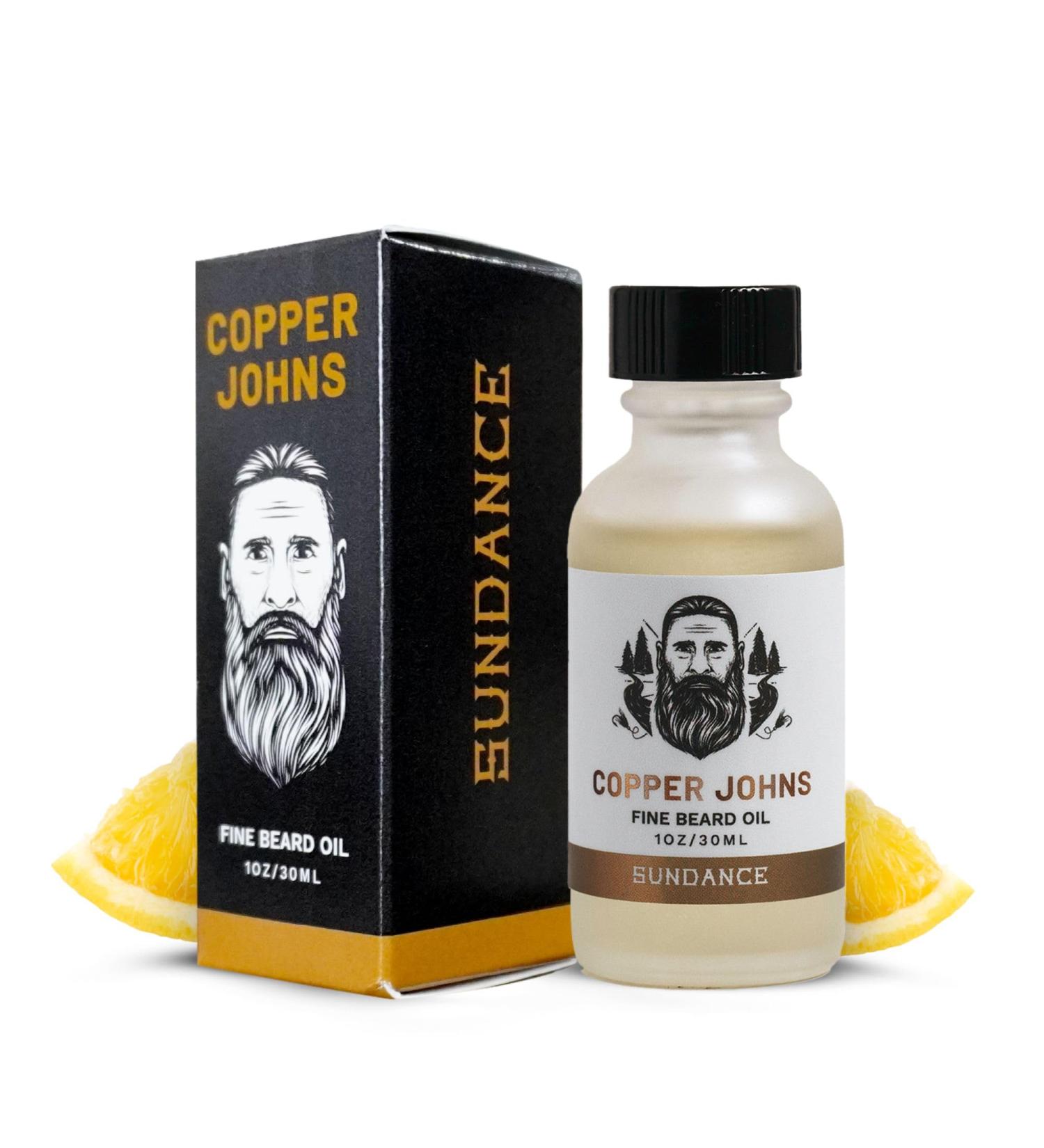 Premium Beard Oil for Men - Castor & Jojoba with Sea Minerals | Softness & Control | Sundance-Citrus Scent | 1 oz - International Shipping - Buy Online on GoSupps.com
