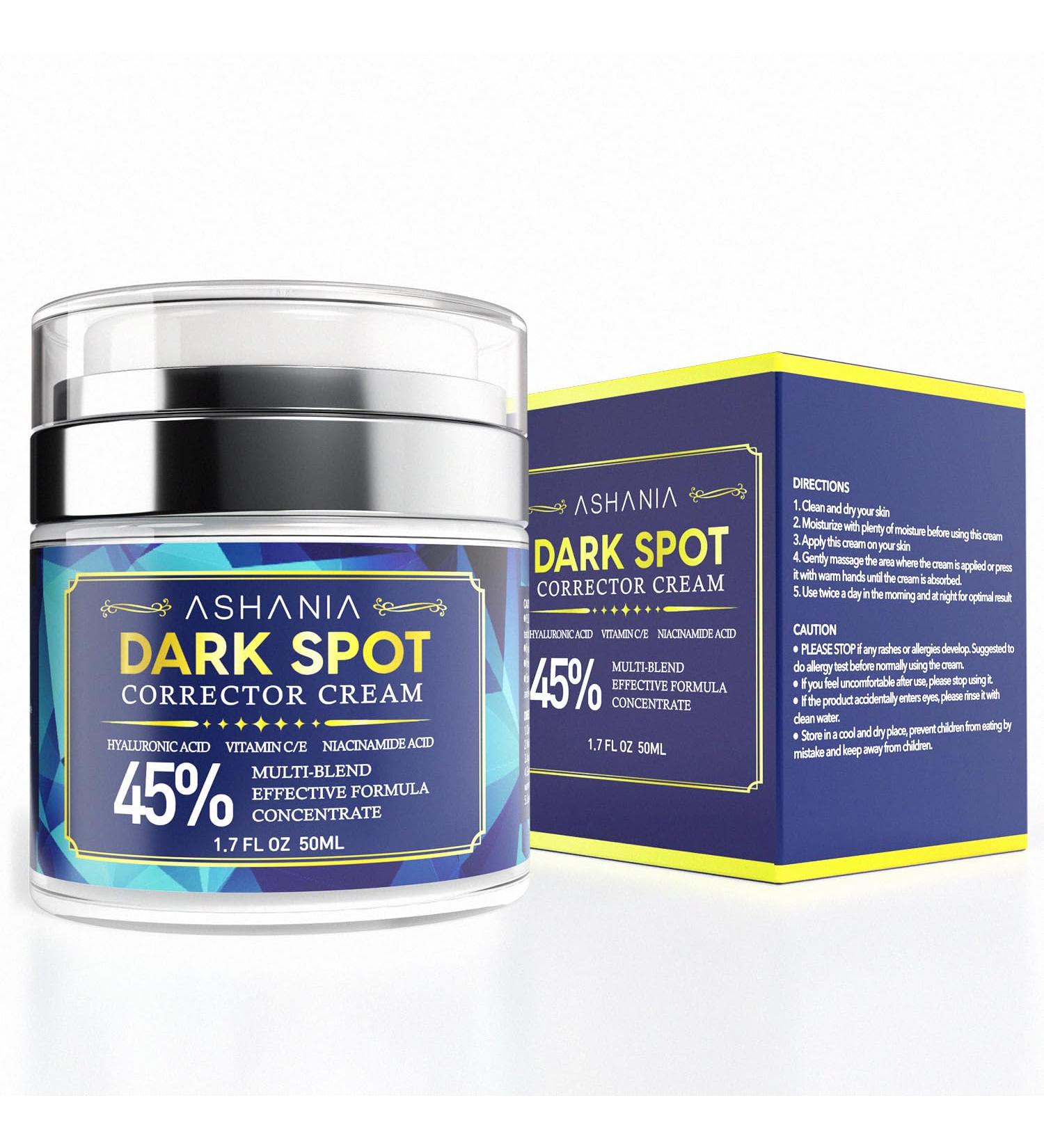 Ashania Dark Spot Corrector Dark Spot Remover for Face & Body, Age Spot and Sun Spot Treatment, All Skin Types, 1.7 fl oz - Buy Online on GoSupps.com