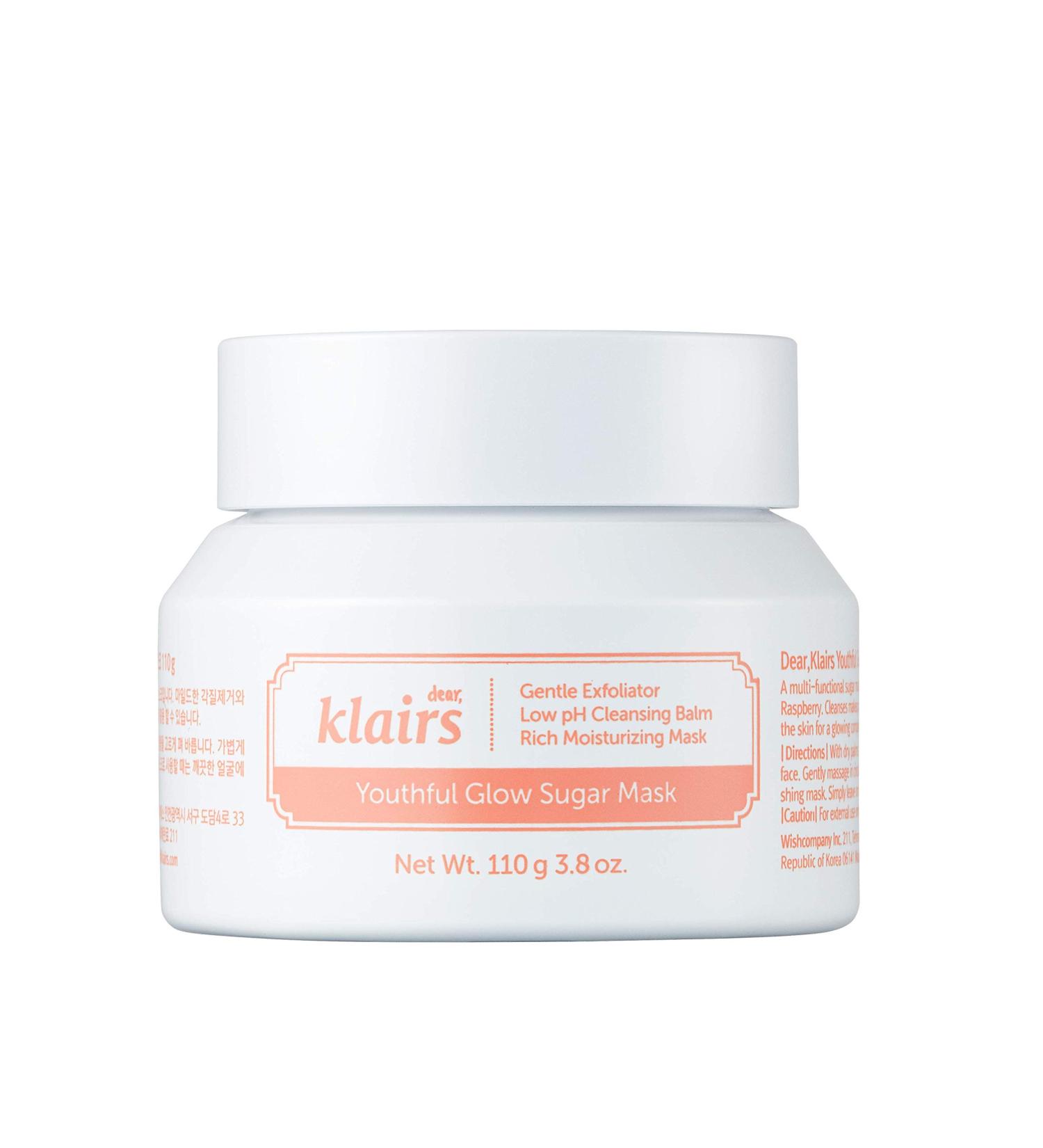 Dear Klairs Youthful Glow Sugar Mask - 3.8 oz Brightening Exfoliator - Buy Online on GoSupps.com