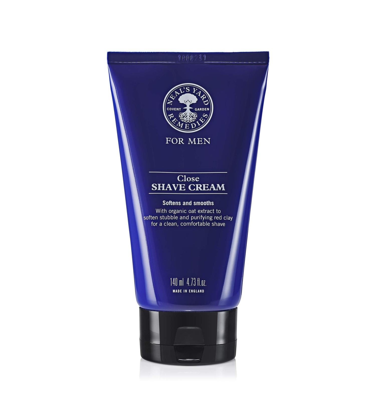 Neal's Yard Remedies Close Shave Cream 140ml - Achieve the Perfect Shave with Softening and Smoothing Formula - Buy Online on GoSupps.com