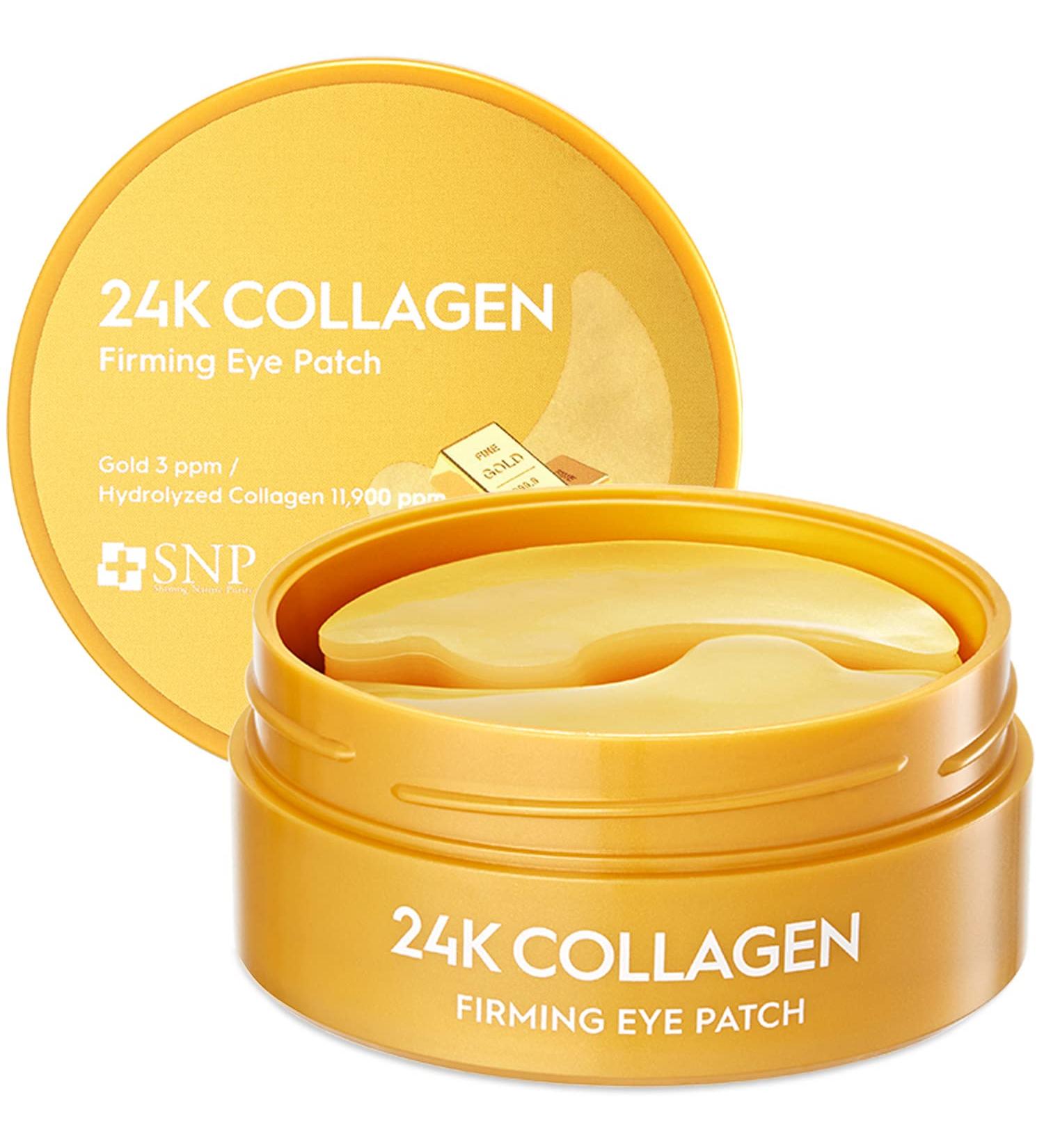 SNP 24K Gold Firming Eye Patch with Collagen - Plumps & Tightens Skin - 60 Patches - Ideal Gift for Her - Buy Online on GoSupps.com