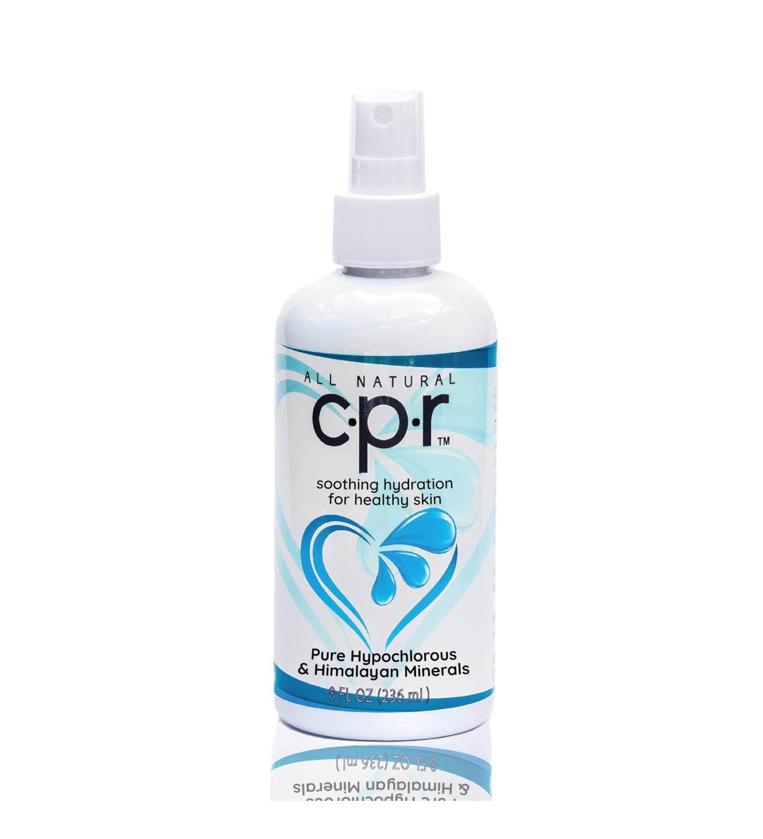 Think Smarter Products CPR Hydrating Facial Mist with Hypochlorous Acid Soothing Skin Care Solution for Hydration and Acne Breakouts Hypoallergenic Suitable for All Skin Types 8 fl oz (236mL) - Buy Online on GoSupps.com