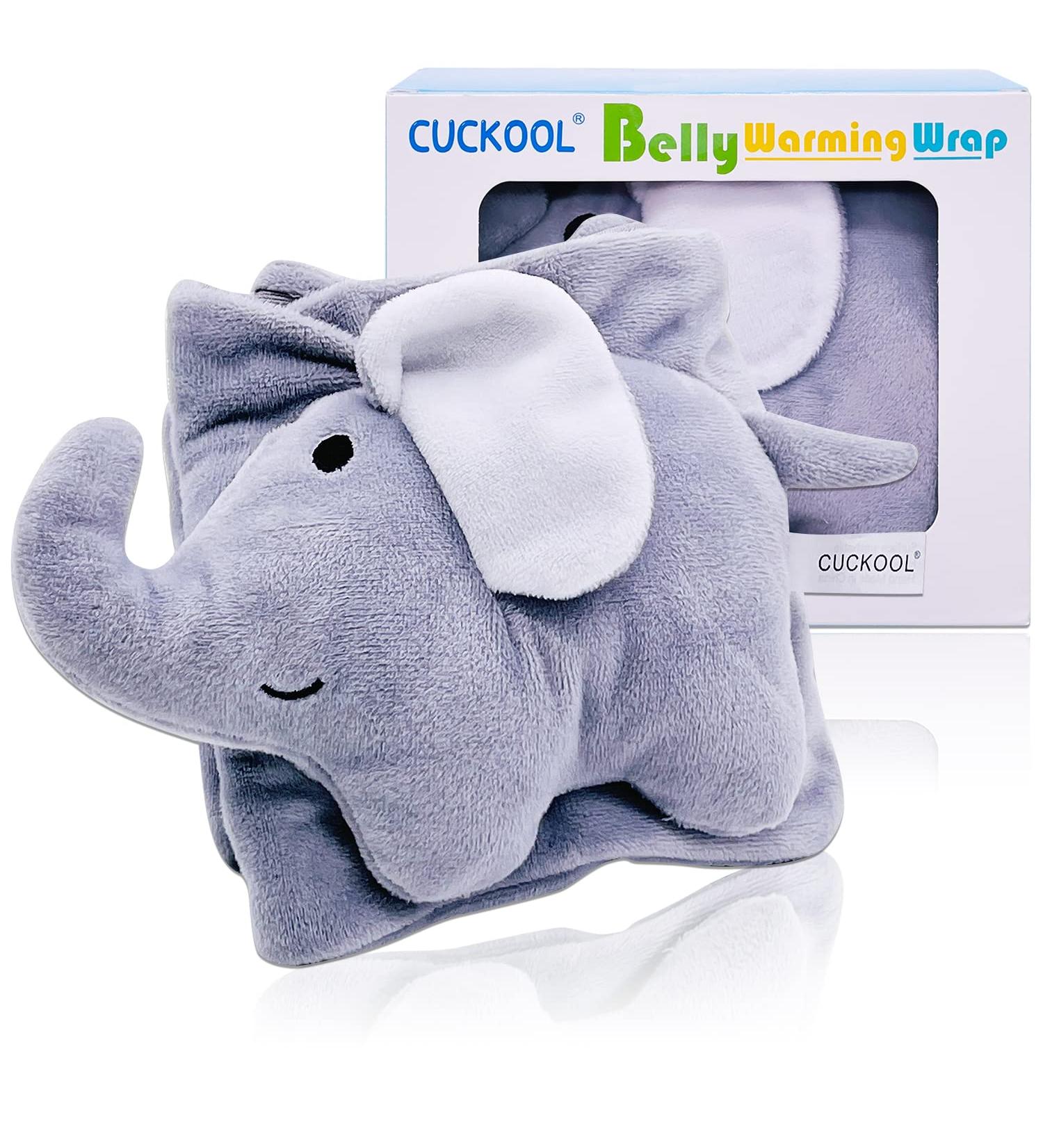 Baby Colic Relief: Heated Tummy Wrap for Gas & Upset Stomach - Elephant Design - Buy Online on GoSupps.com