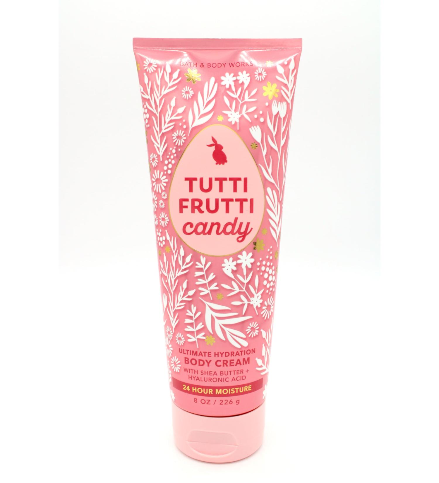 Tutti Frutti Candy BBW Bath and Body Ultimate Hydration Body Cream 8 oz