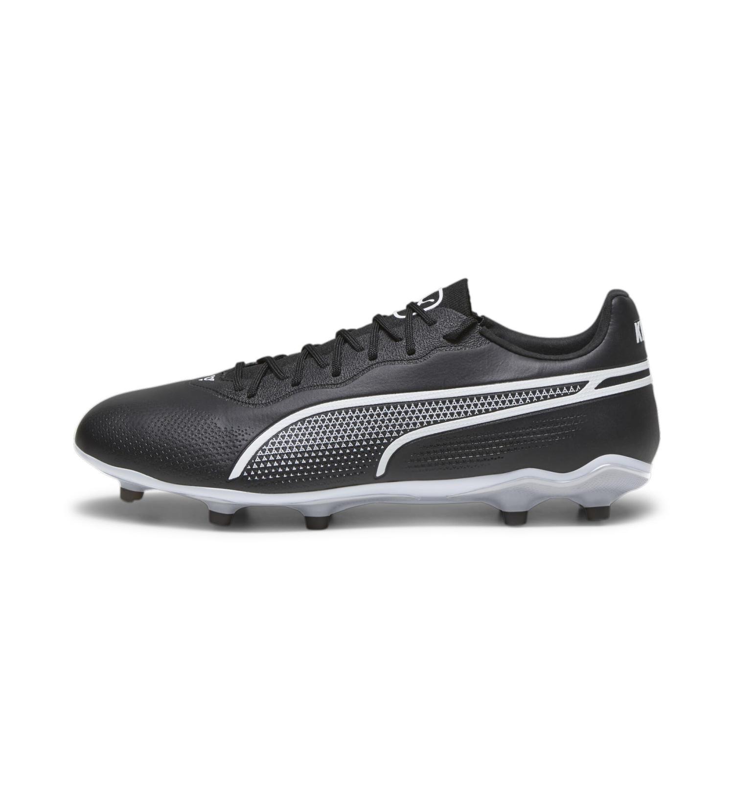 PUMA Unisex King Pro FG/AG Soccer Shoes - Size 42 EU | Black & White | International Shipping Available - Buy Online on GoSupps.com