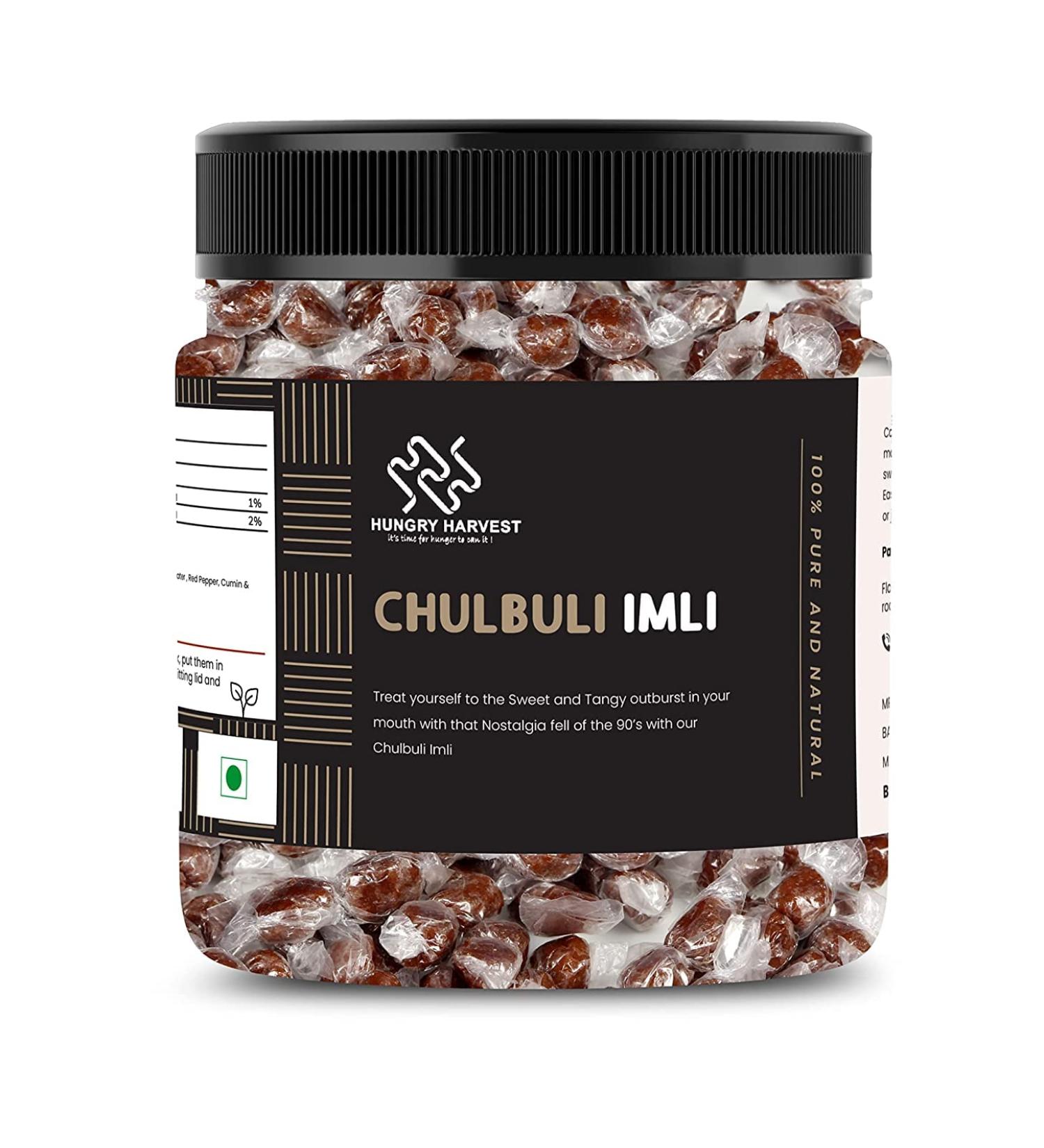 Hungry Harvest Imli Candy Khatti Meethi Imly Chulbuli Emli 300 gms Tamarind Twist Candy_Packing May Vary