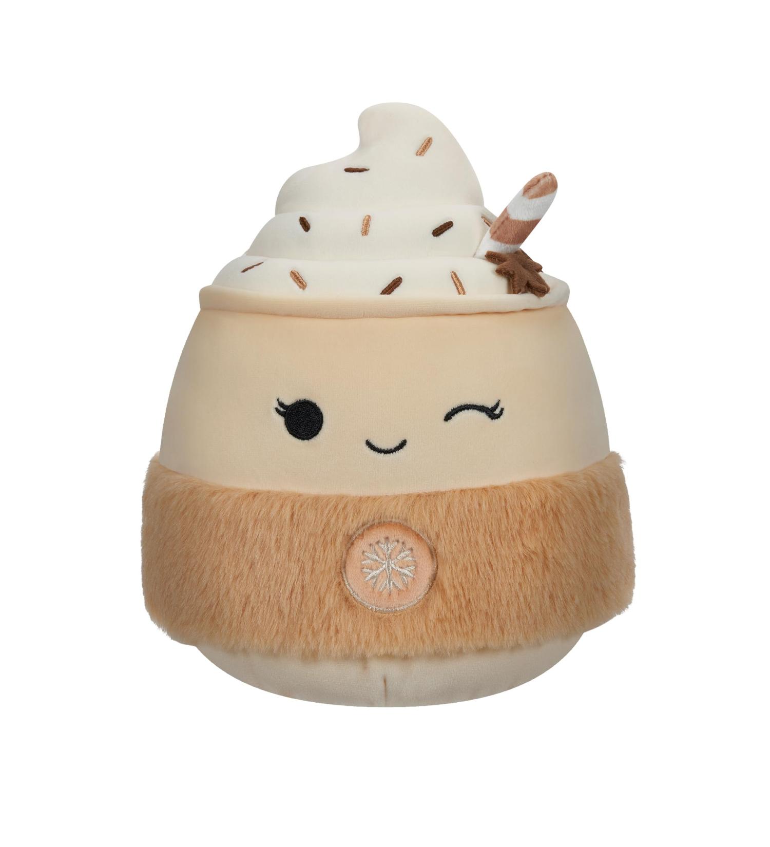 Squishmallows 7.5-Inch Eggnog with Whipped Cream Ultrasoft Plush | Small-Sized Original Toy - Buy Online on GoSupps.com