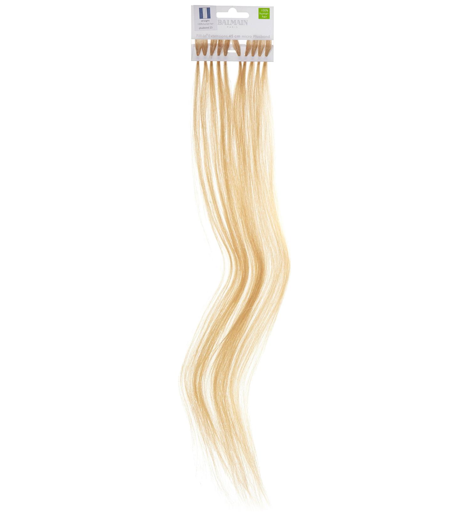 Balmain Extensions Plusbonds 23 straight 45cm human hair 1 pack (1 x 10 pieces)