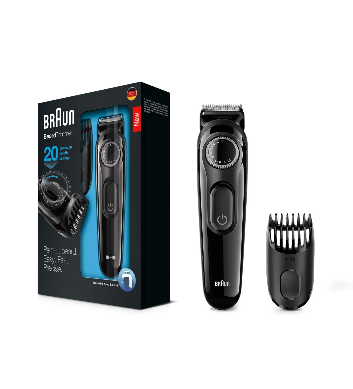 Braun Beard BT3022 Black Cordless Hair/Beard Trimmer for Men - Buy Online on GoSupps.com