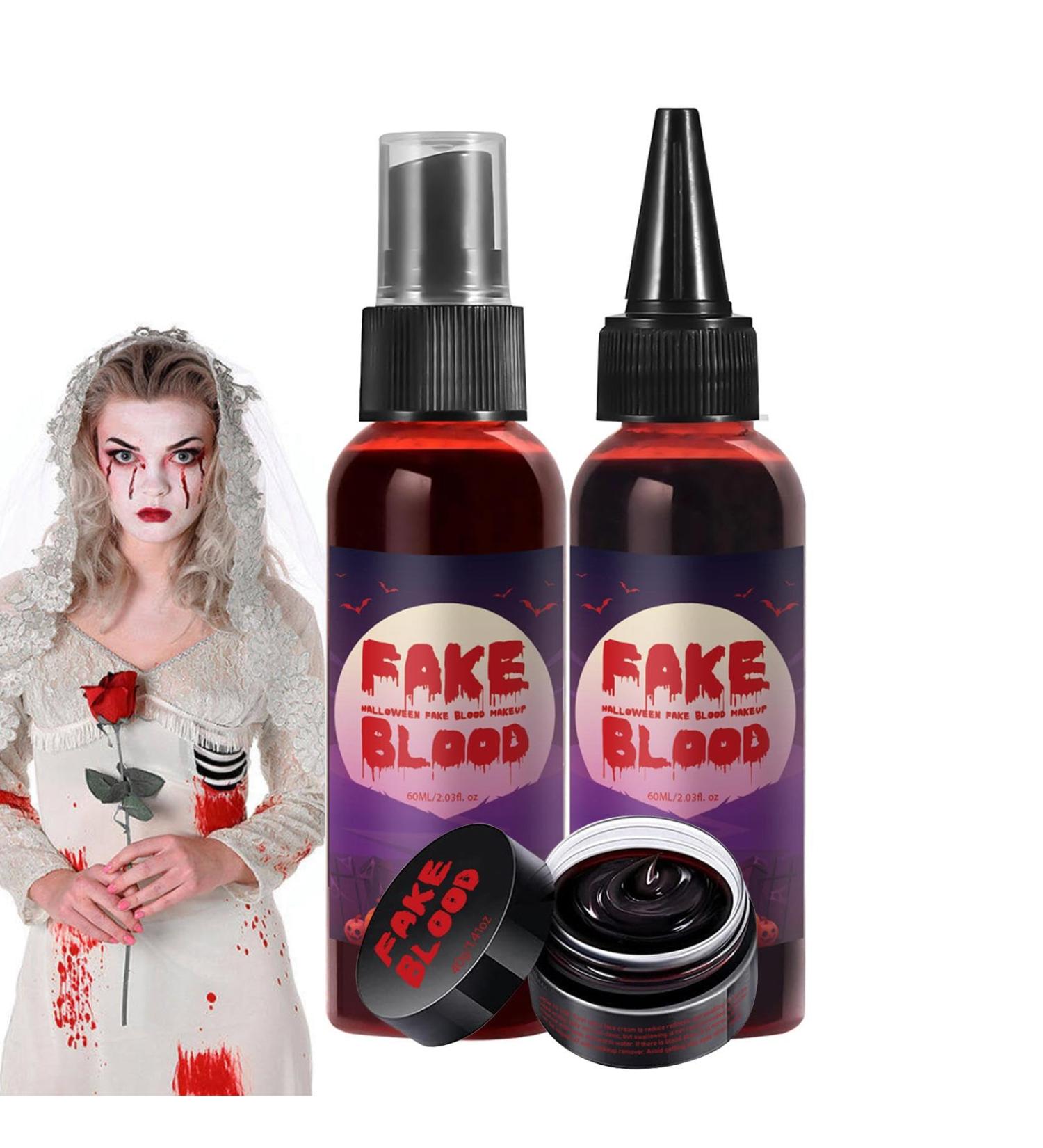 Generisch Halloween Blood - Makeup Spray - 160 ml - Special Effect - Washable - For Clothes and Face Zombies - Buy Online on GoSupps.com