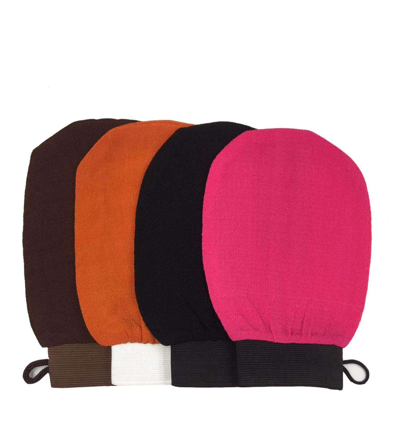 GOTONE 4 Pack Exfoliating Hammam Gloves - Dead Skin Remover for Bath and Body - Buy Online on GoSupps.com