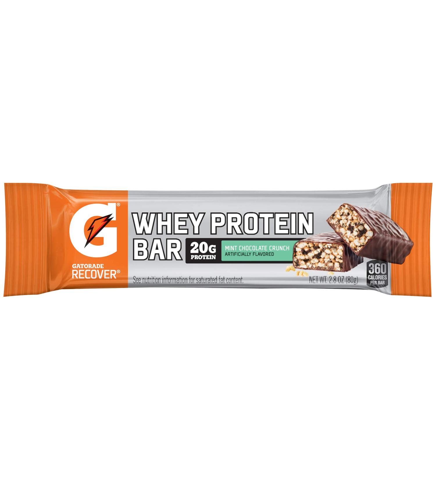Gatorade Recovery Whey Protein Bar Mint Cholocate Chip