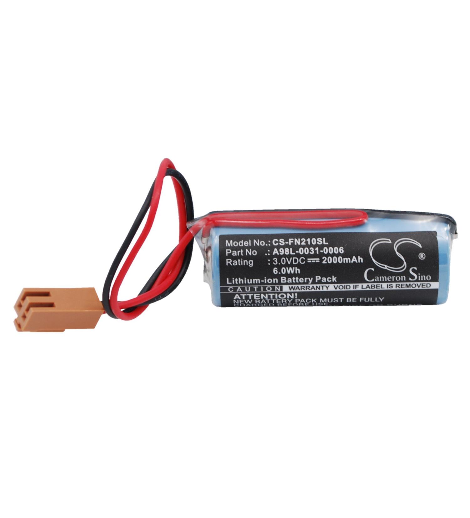2000mAh Battery Replacement for GE FANUC CNC Power Mate - A06B-0168-D111 A02B-0200-K106 IC693ACC301 A02B-0118-K111 A02B-0177-K106 (3.0V) - International Shipping Available - Buy Online on GoSupps.com