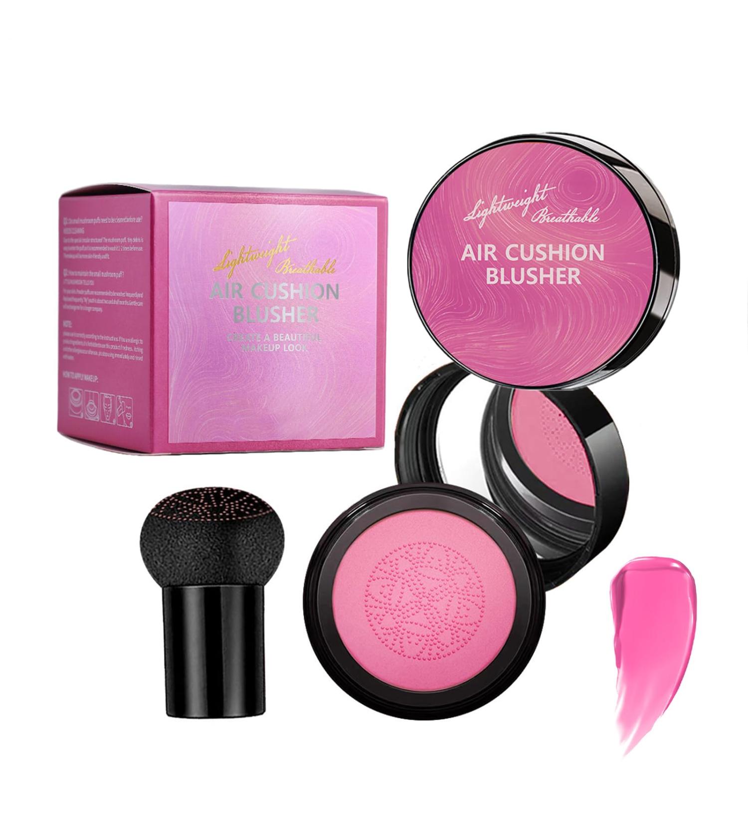 Blush MakeUp Lightweight Liquid Blush With Mirror Natural Shine with Mushroom Applicator and Silky Cheek Tint for Beginners - Buy Online on GoSupps.com