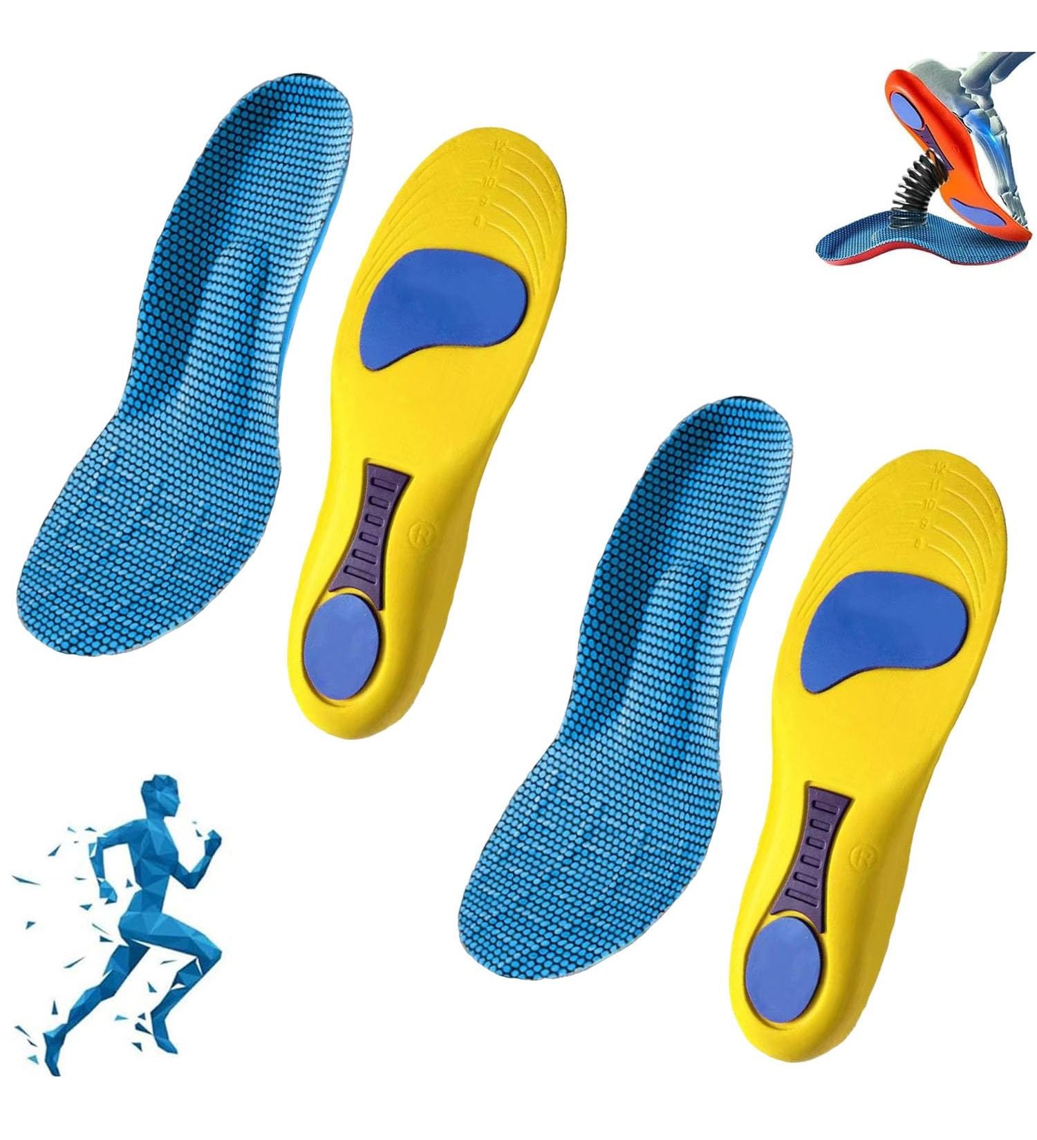 Buy Norelie Orthopedic Insoles for Plantar Fasciitis - Comfortable Yellow Inserts (Size 37-38) - International Shipping Available - Buy Online on GoSupps.com