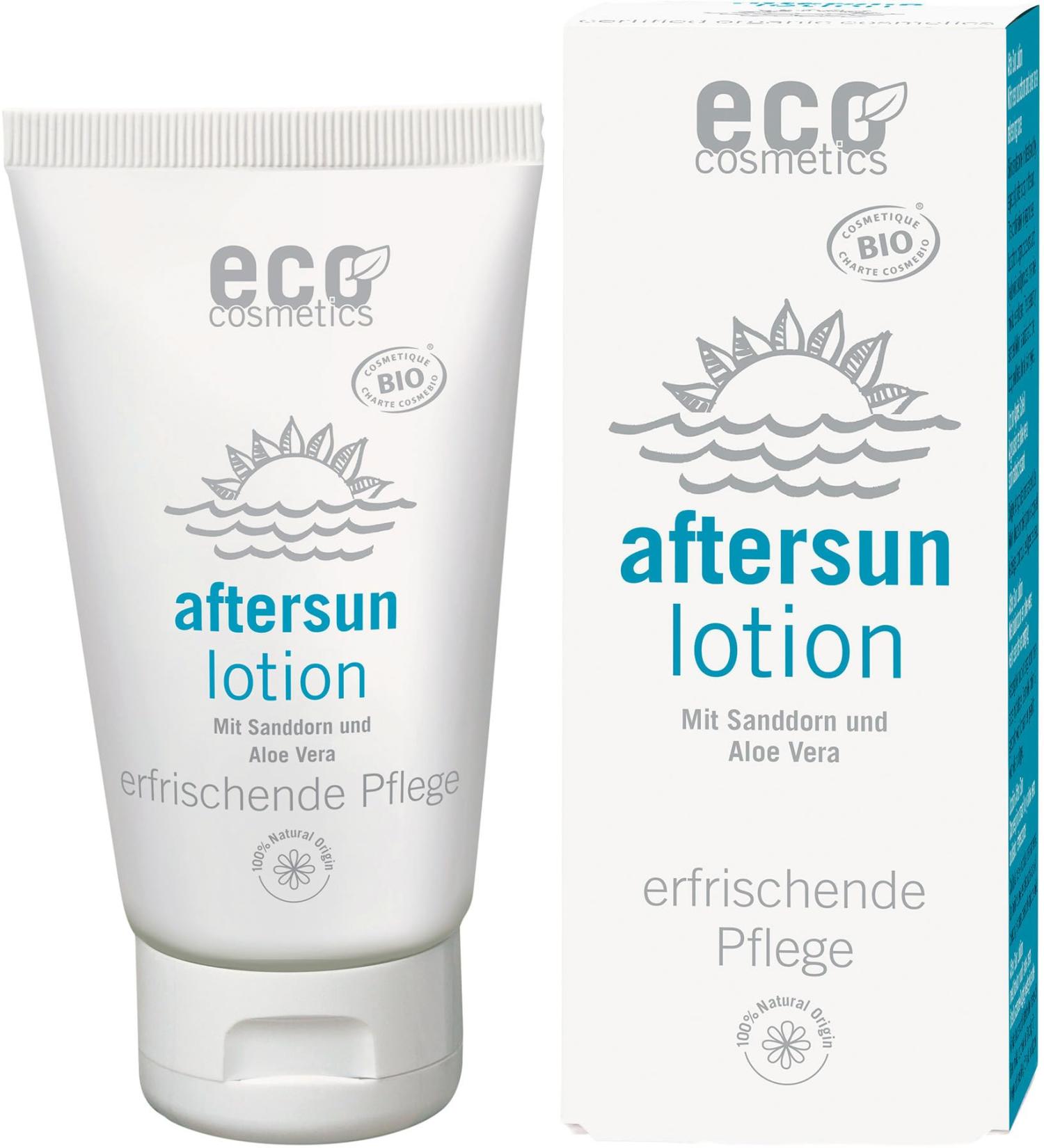 eco cosmetics After Sun Lotion with Sea Buckthorn and Aloe Vera (2 x 75 ml) 75 ml (pack of 2)