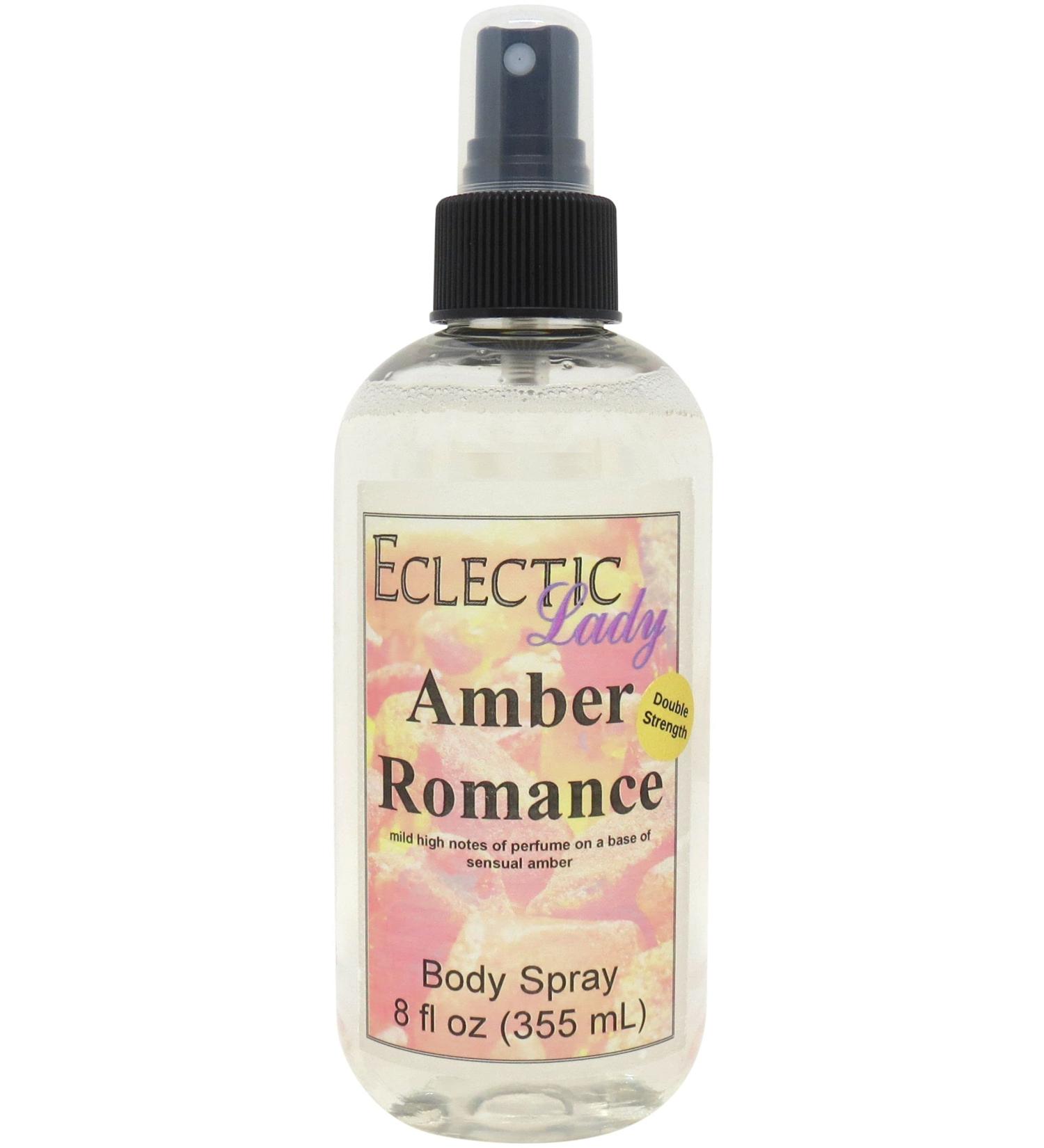 Amber Romance Body Spray (Double Strength) 8 ounces Body Mist for Women with Clean Light & Gentle Fragrance Long Lasting Perfume with Comforting Scent for Men & Women Cologne with Soft Subtle 8 Fluid Ounces (Double Strength) - Buy Online on GoSupps.com