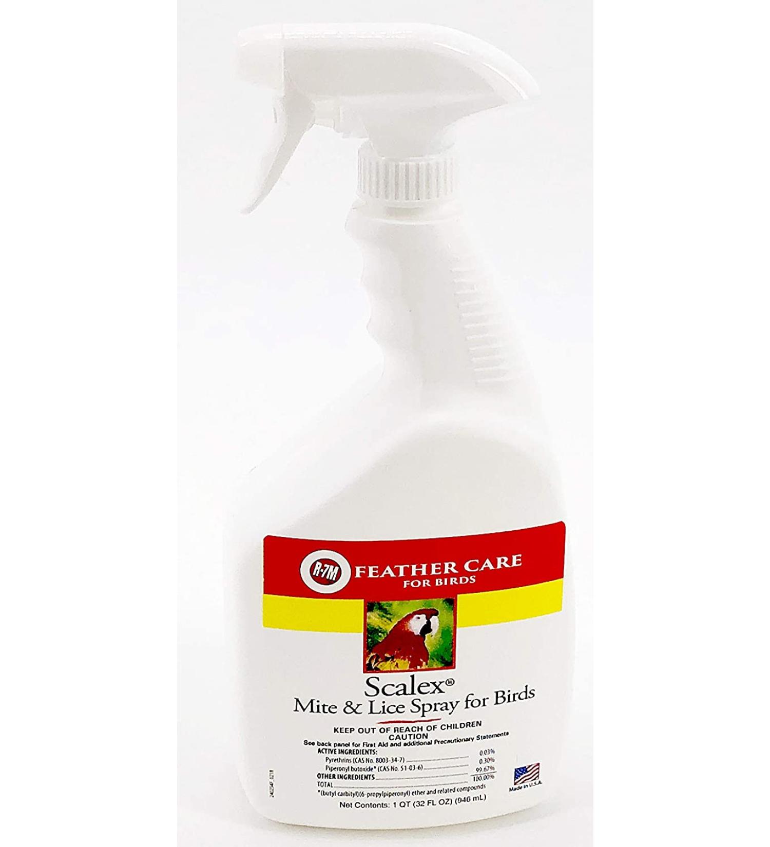 Scalex Mite & Lice Spray for Birds - 32 Oz | Effective Bird Lice Treatment - Buy Online on GoSupps.com