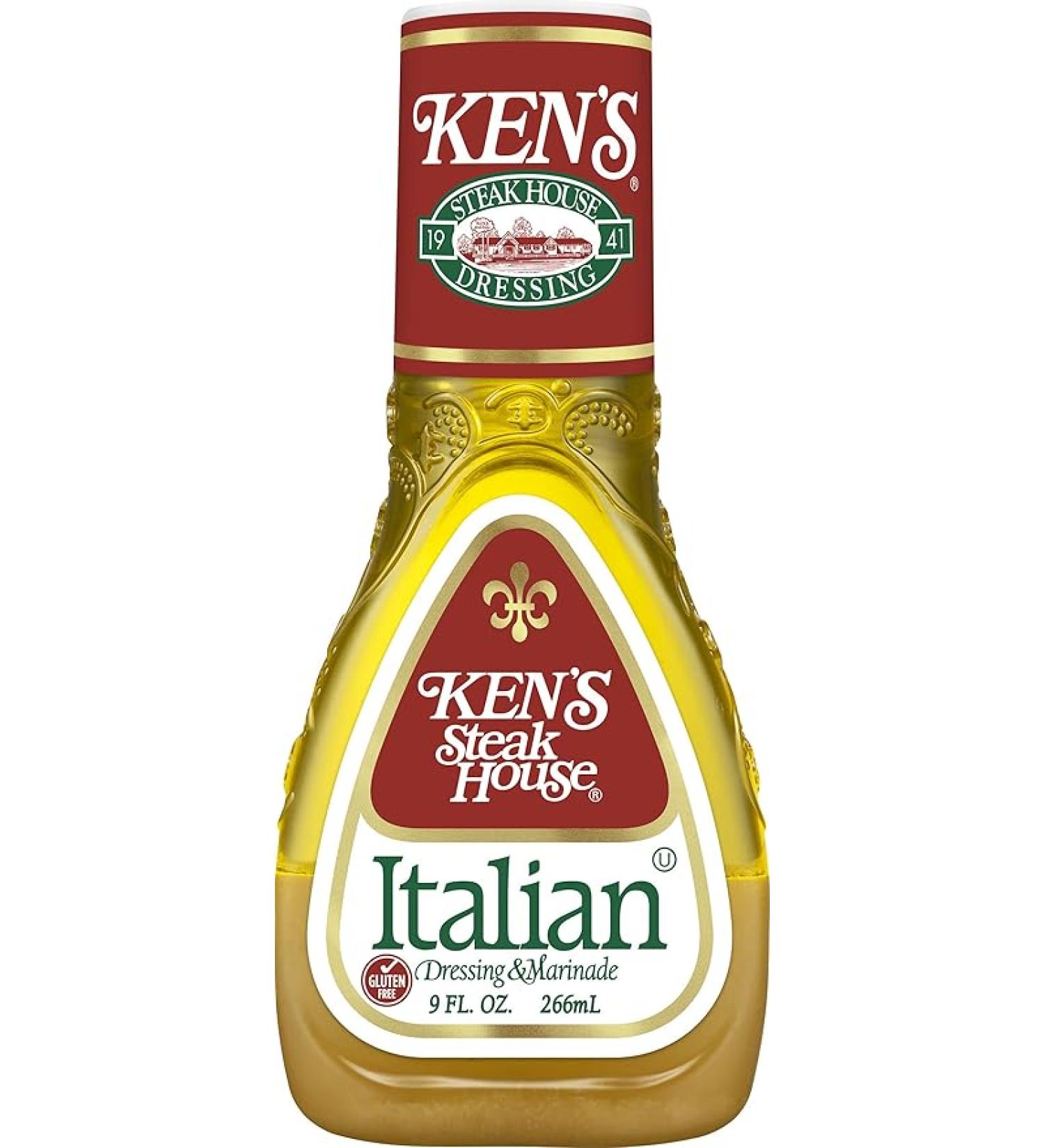 Ken's Steak House Italian Dressing & Marinade - 9 OZ - Buy Online on GoSupps.com