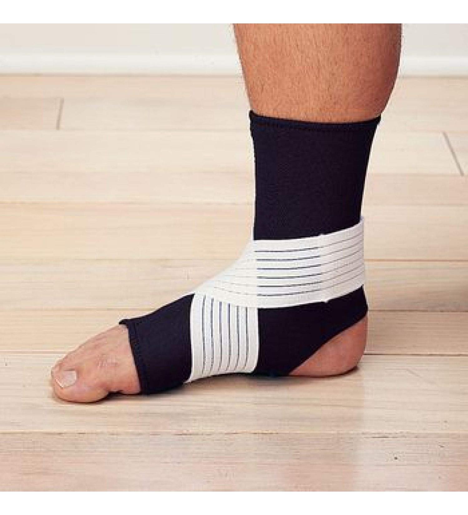 Sammons Preston 82159 Neoprene Compression Ankle Sleeve for Swelling Pain and Injuries Small